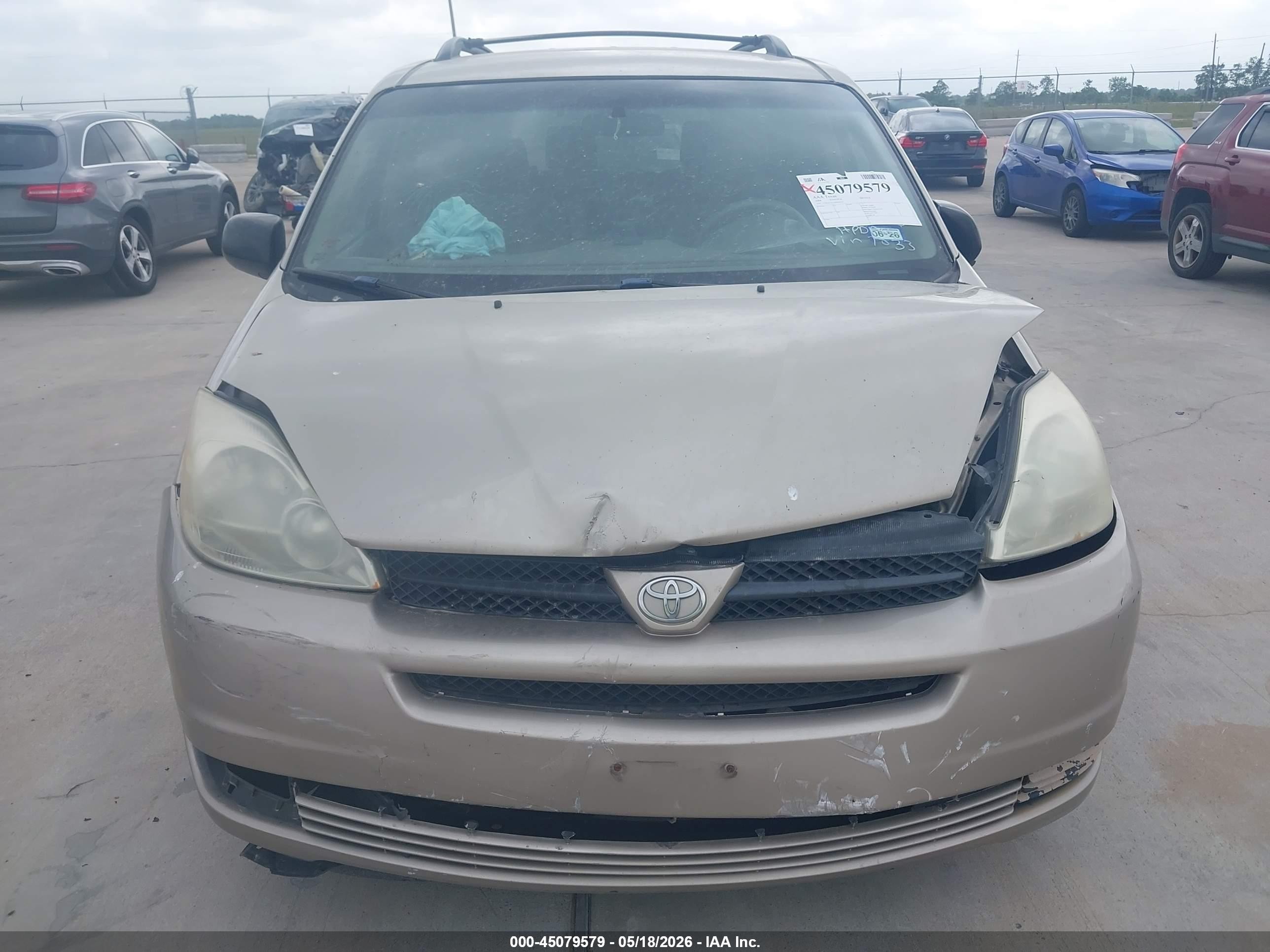 2004 Toyota Sienna Le Gold vin: 5TDZA23C34S187033