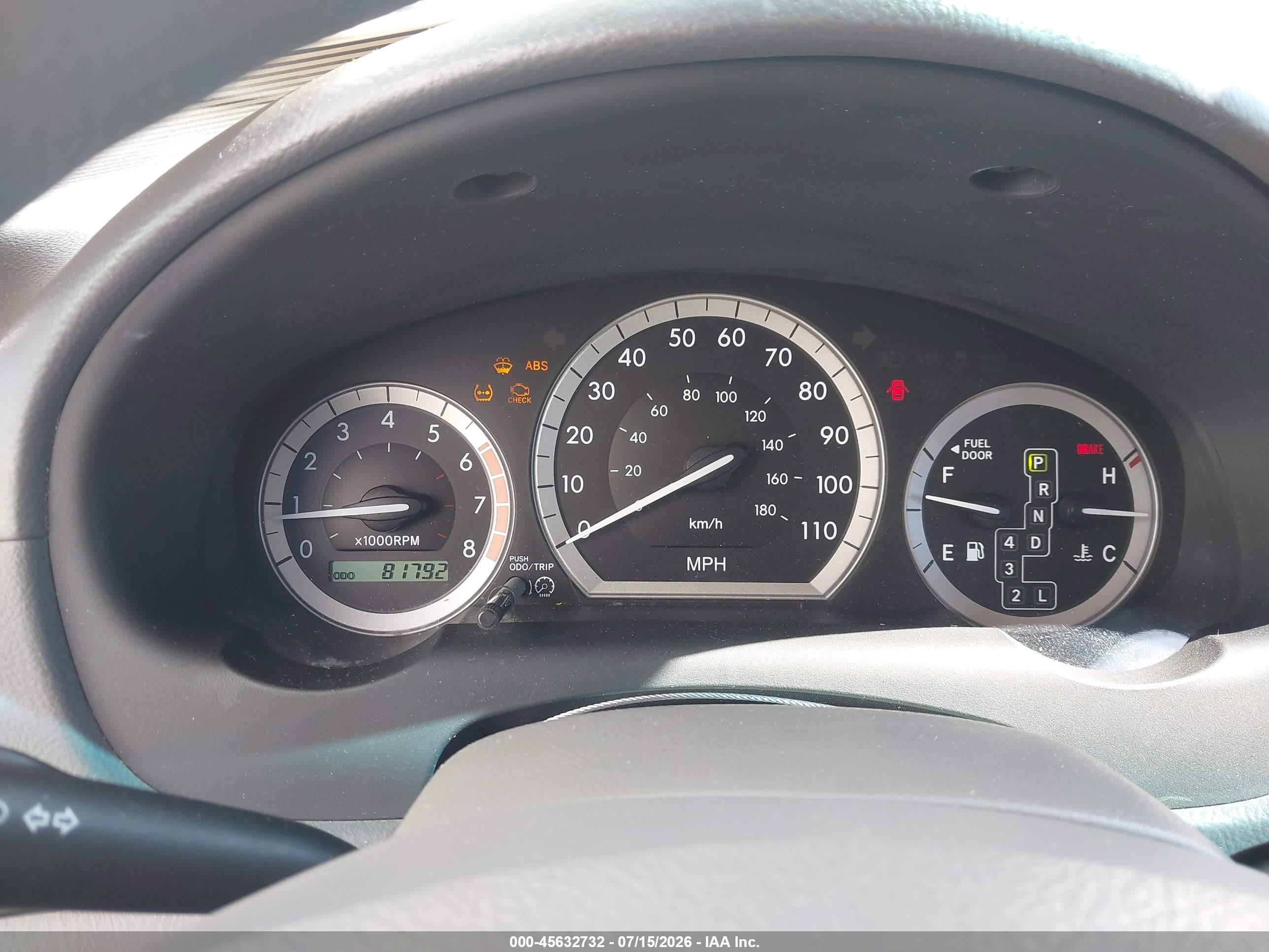 2004 Toyota Sienna Le Silver vin: 5TDZA23C34S214151