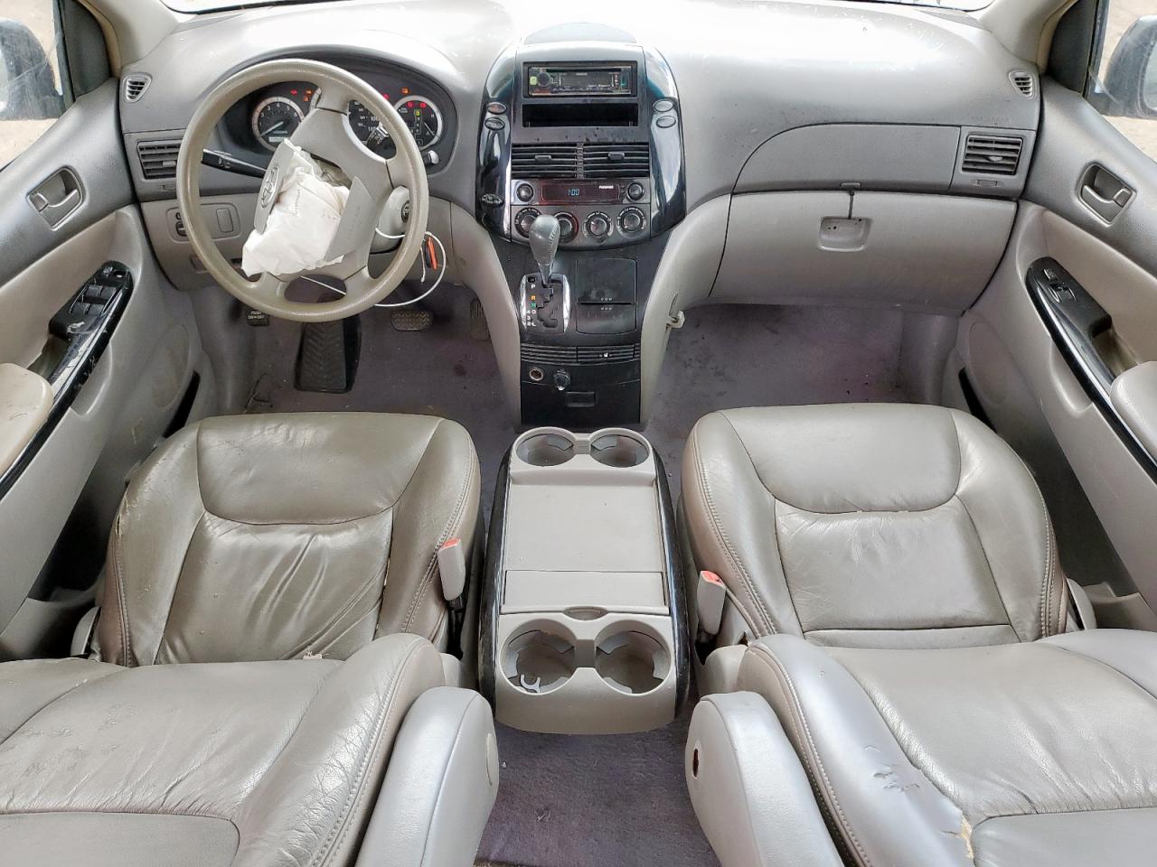 2005 Toyota Sienna White vin: 5TDZA23C35S258801