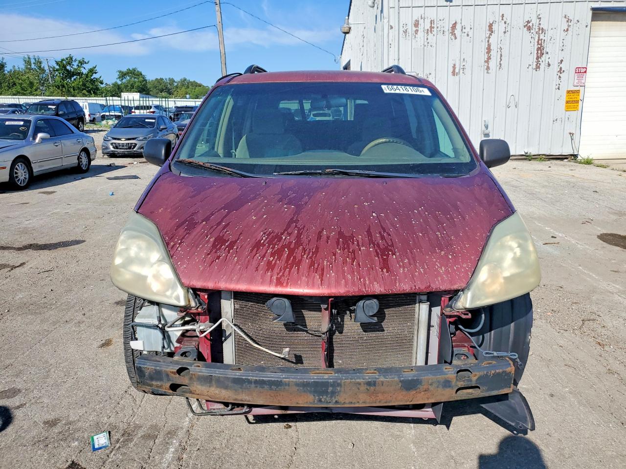 2005 Toyota Sienna Le 7 Passenger Burgundy vin: 5TDZA23C35S264694