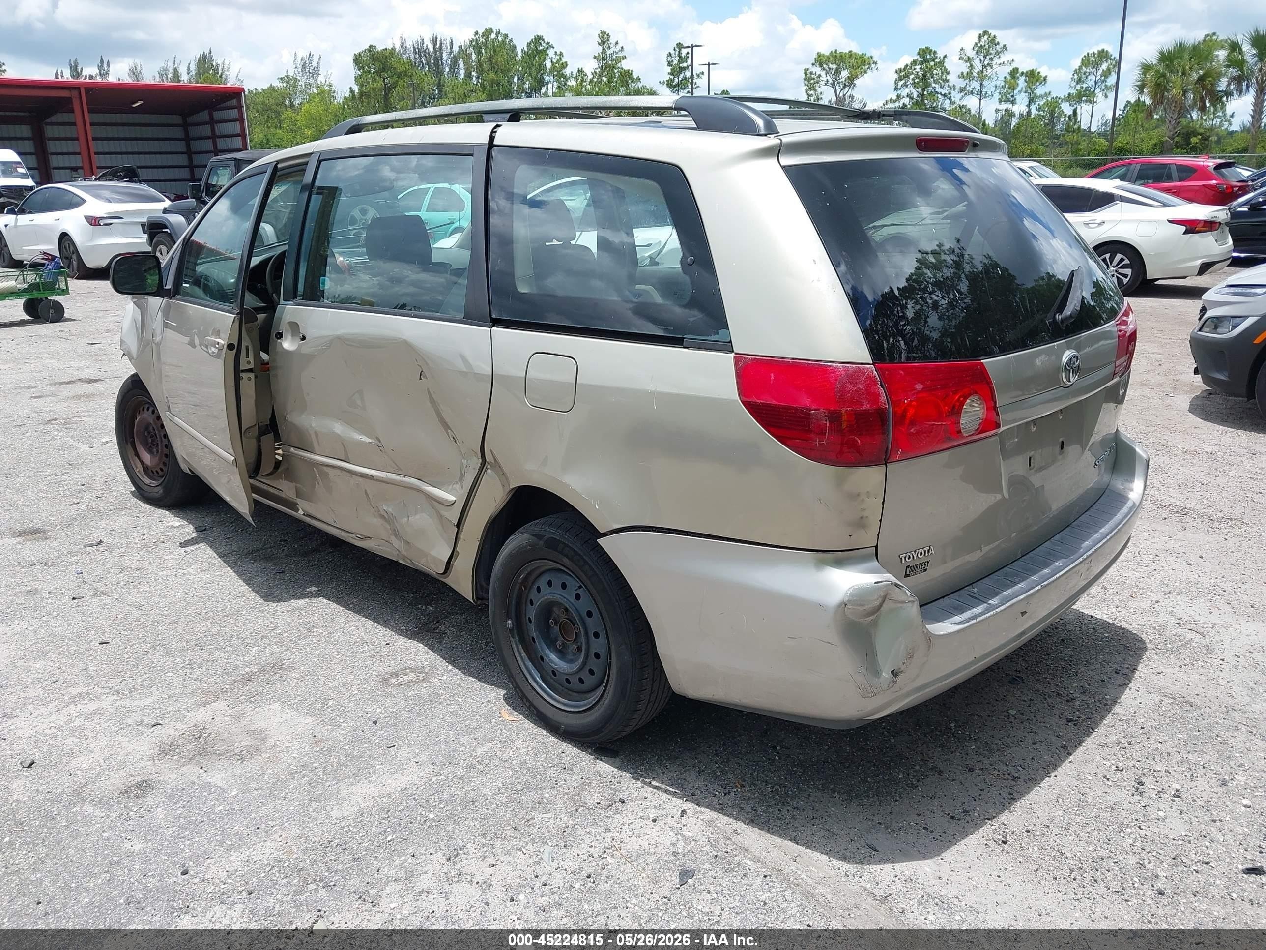 2005 Toyota Sienna Ce Beige vin: 5TDZA23C35S346103