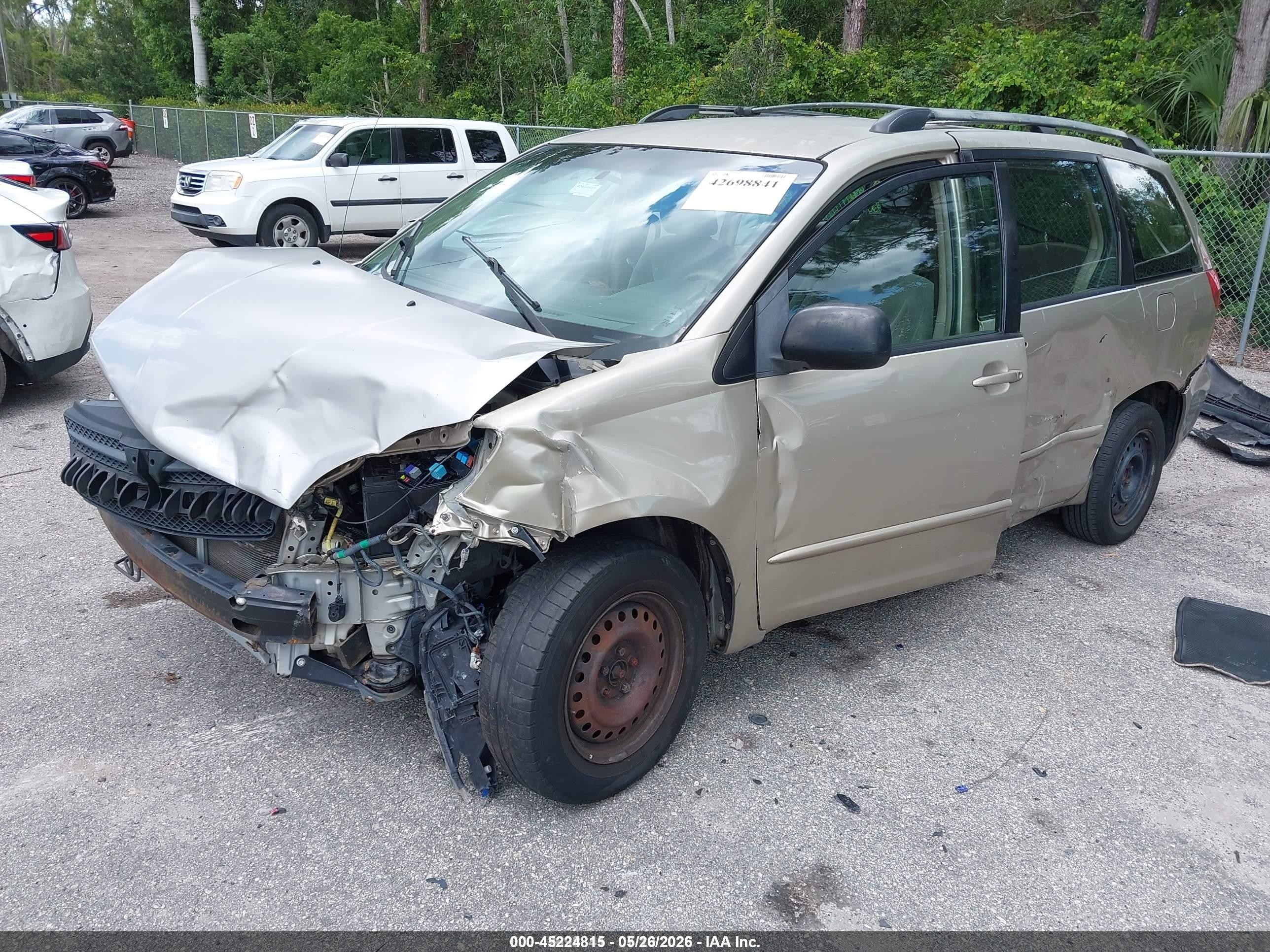 2005 Toyota Sienna Ce Beige vin: 5TDZA23C35S346103