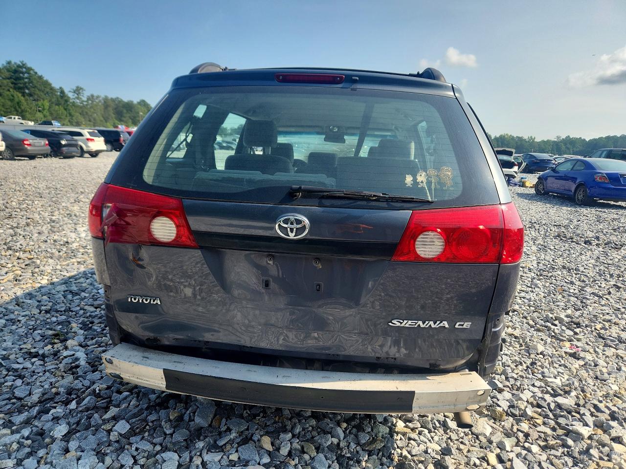 2006 Toyota Sienna Ce 8 Passenger Серый vin: 5TDZA23C36S444839