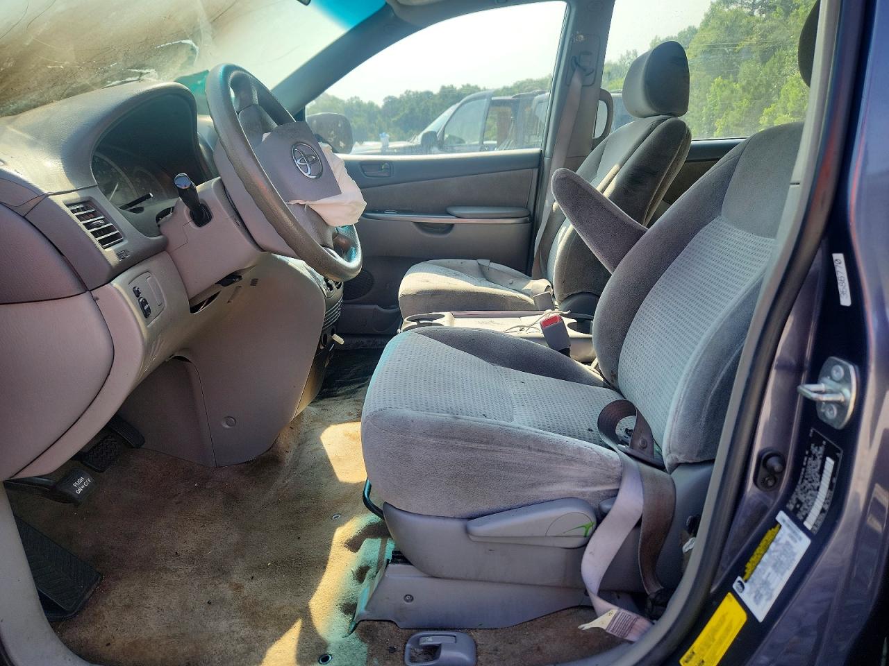 2006 Toyota Sienna Ce 8 Passenger Серый vin: 5TDZA23C36S444839