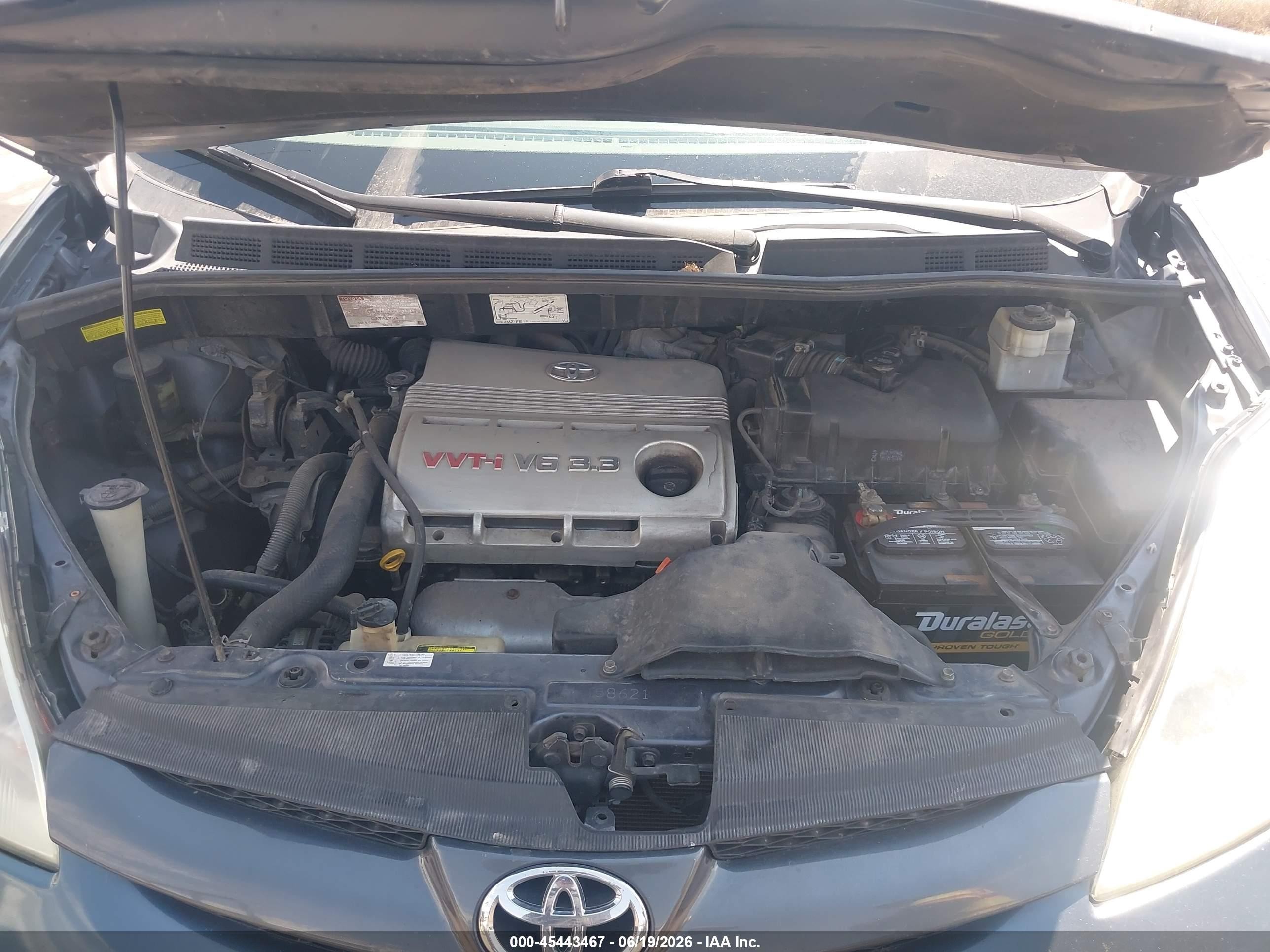 2006 Toyota Sienna Le Blue vin: 5TDZA23C36S462273