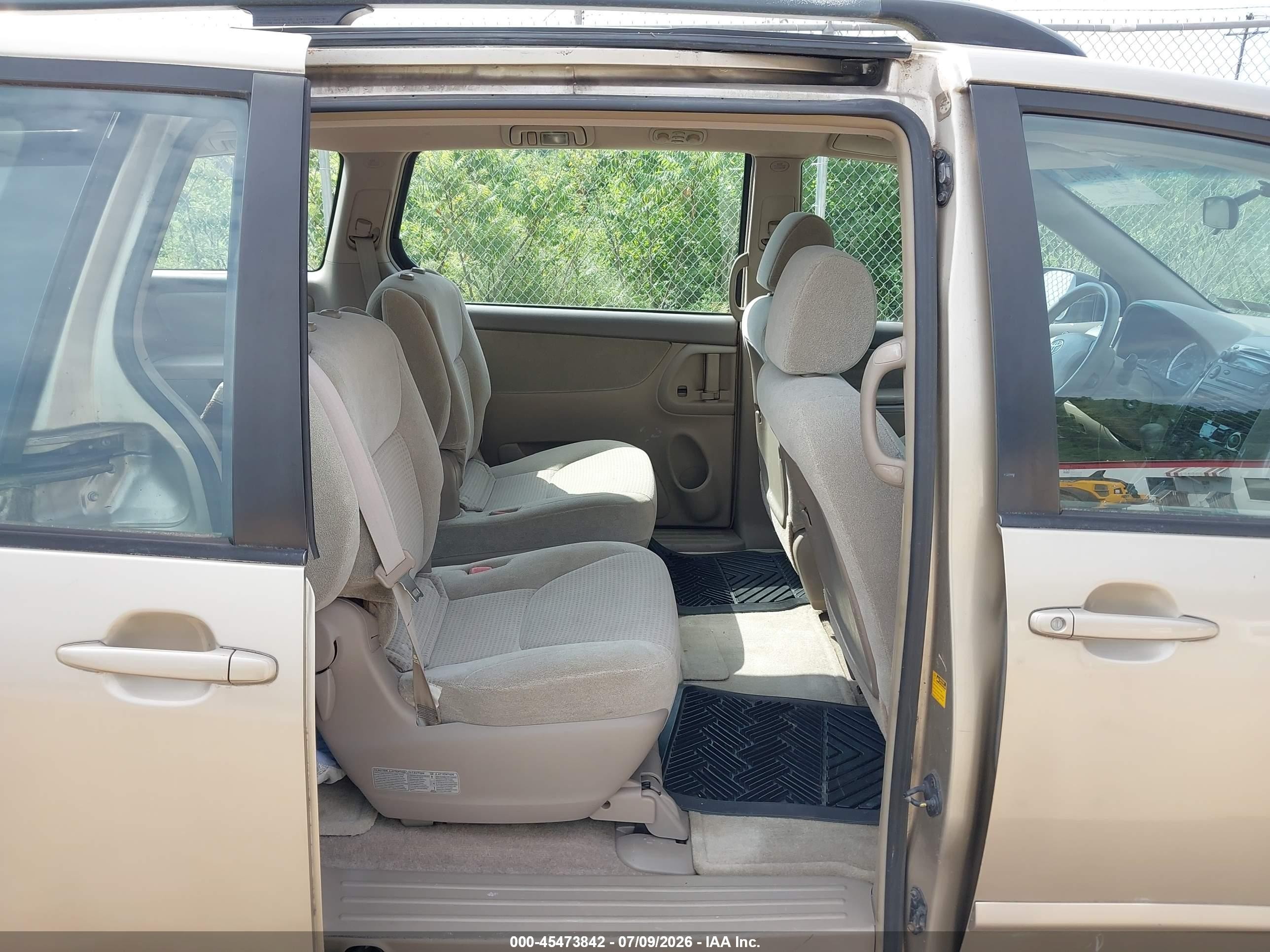 2006 Toyota Sienna Ce Beige vin: 5TDZA23C36S470079