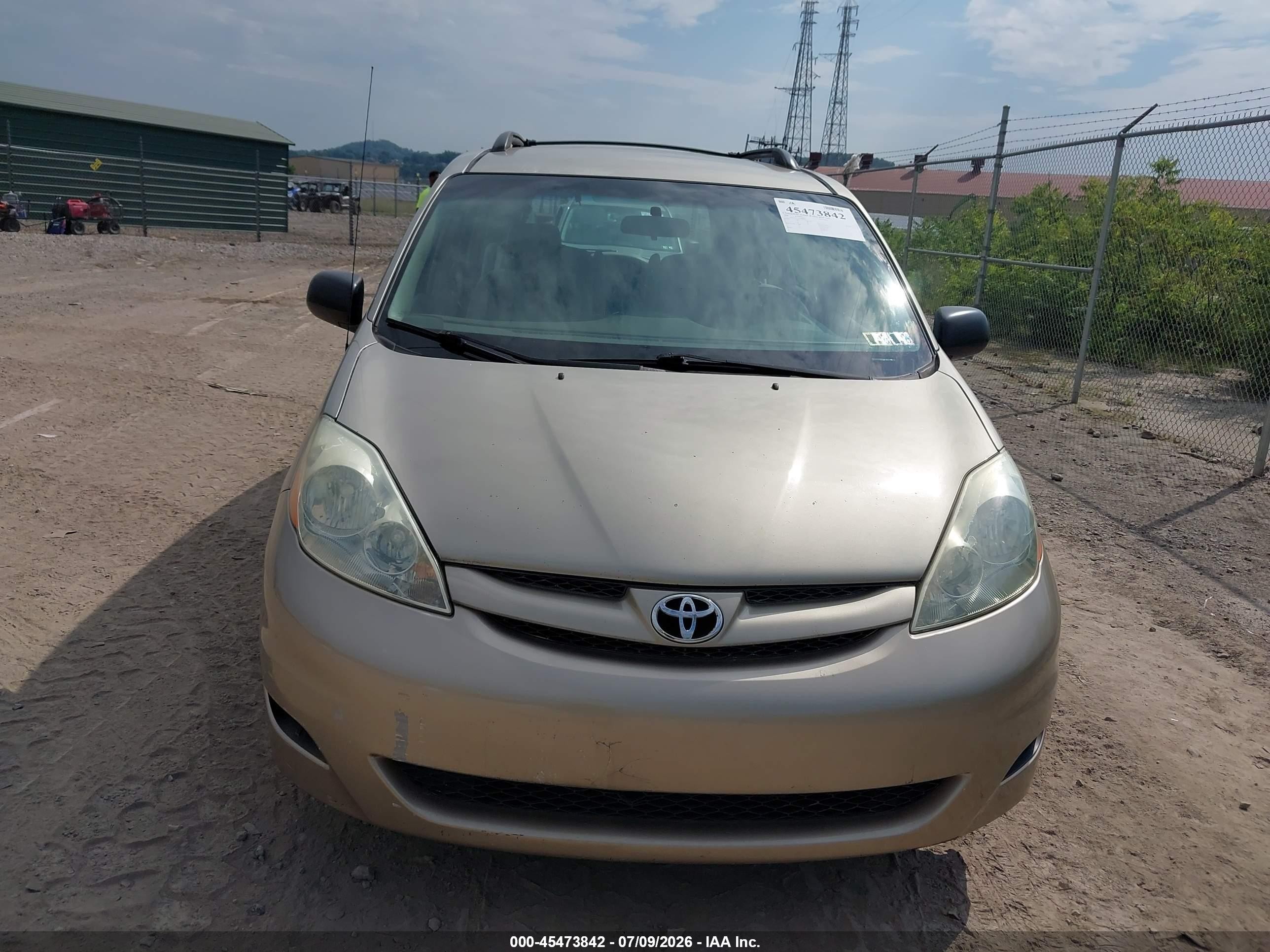 2006 Toyota Sienna Ce Beige vin: 5TDZA23C36S470079