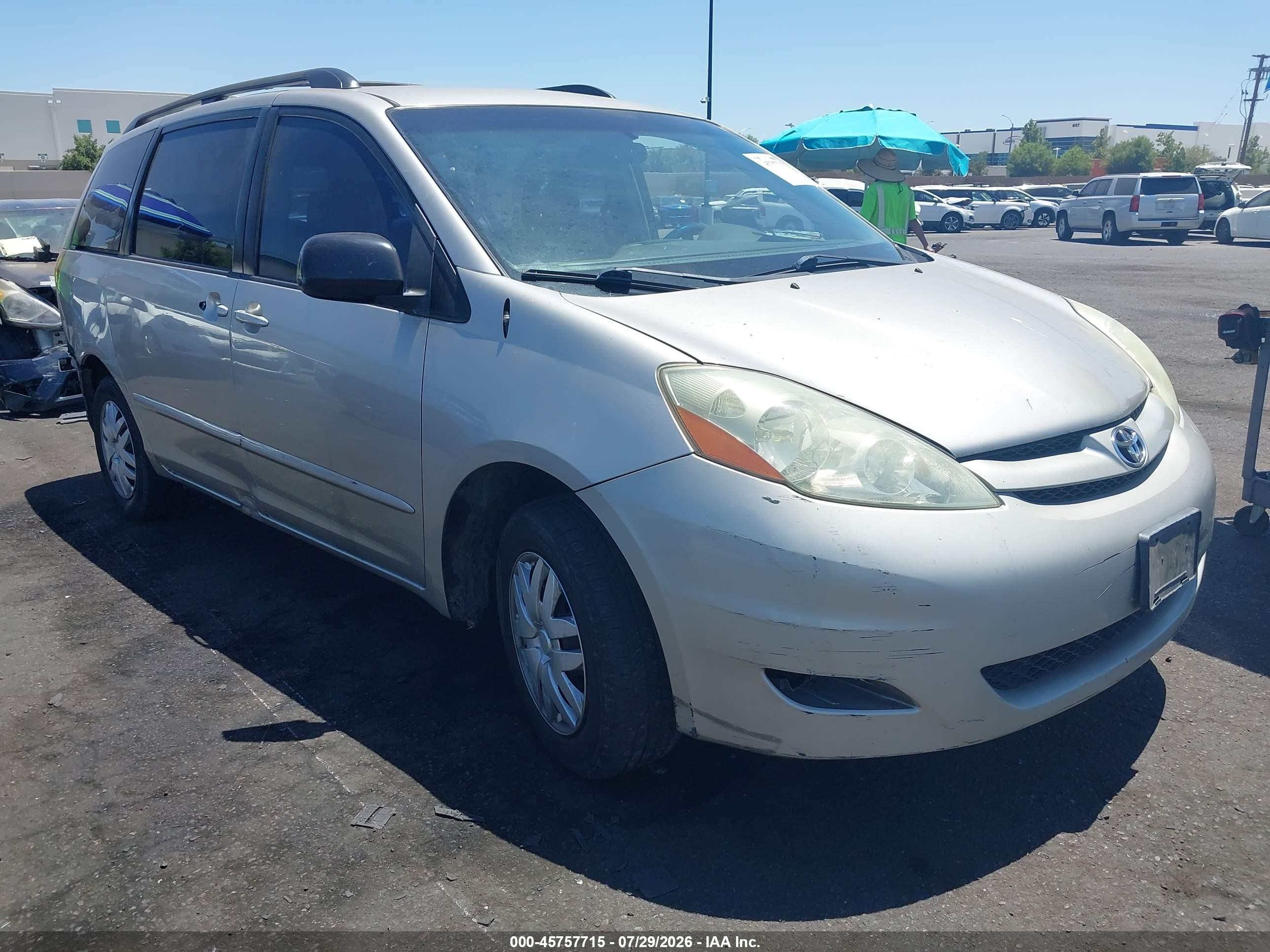 2006 Toyota Sienna Ce Champagne vin: 5TDZA23C36S531432