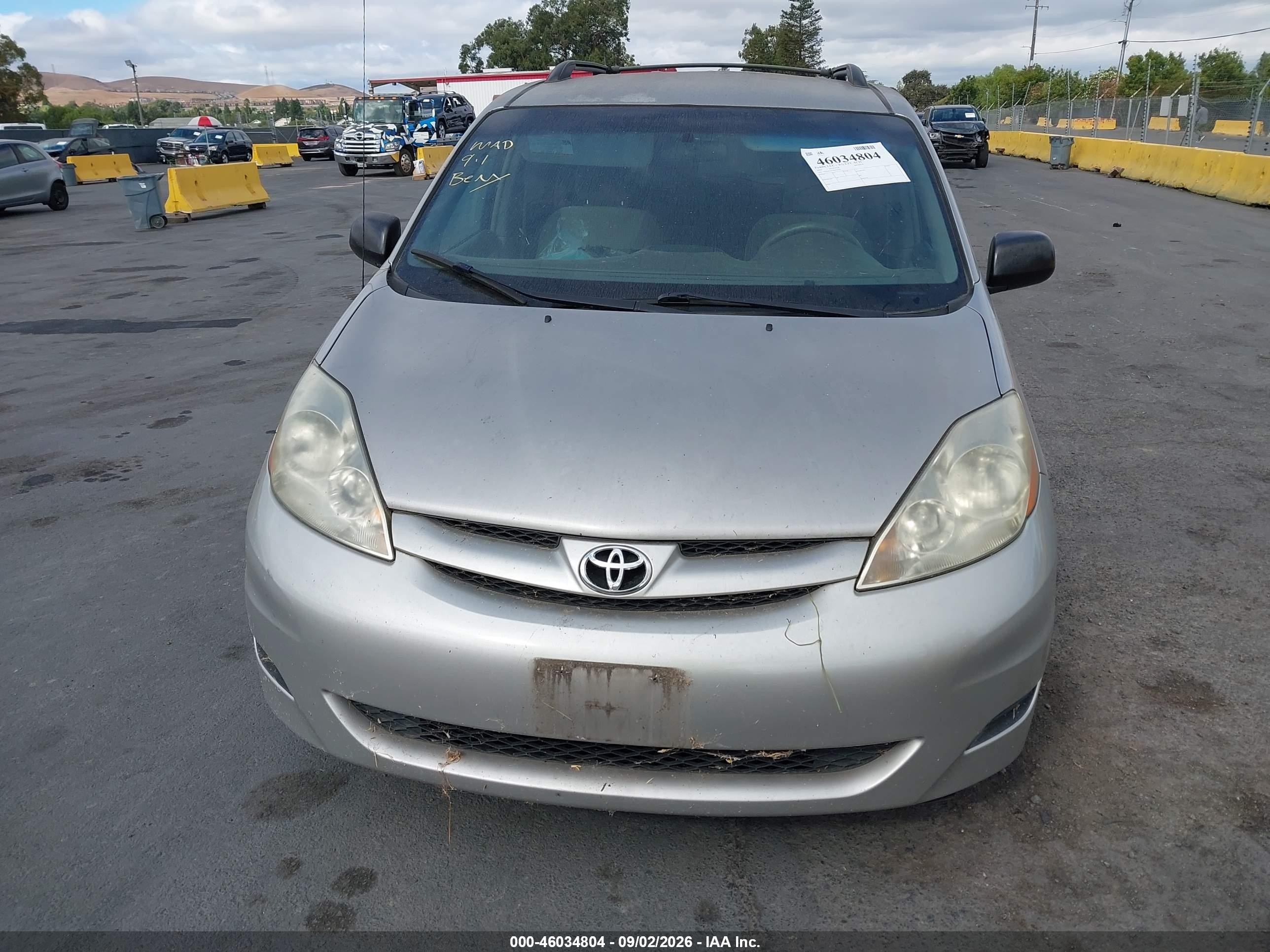2006 Toyota Sienna Le Silver vin: 5TDZA23C36S570294