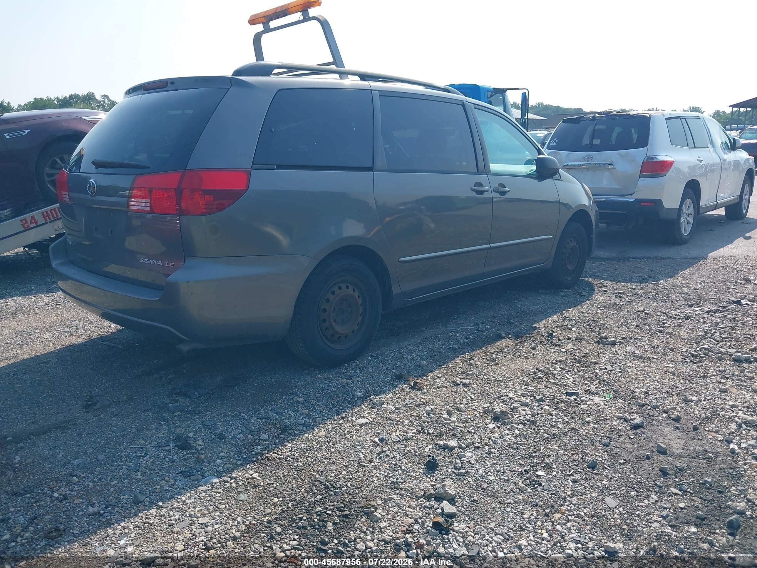2004 Toyota Sienna Le Gray vin: 5TDZA23C44S092111