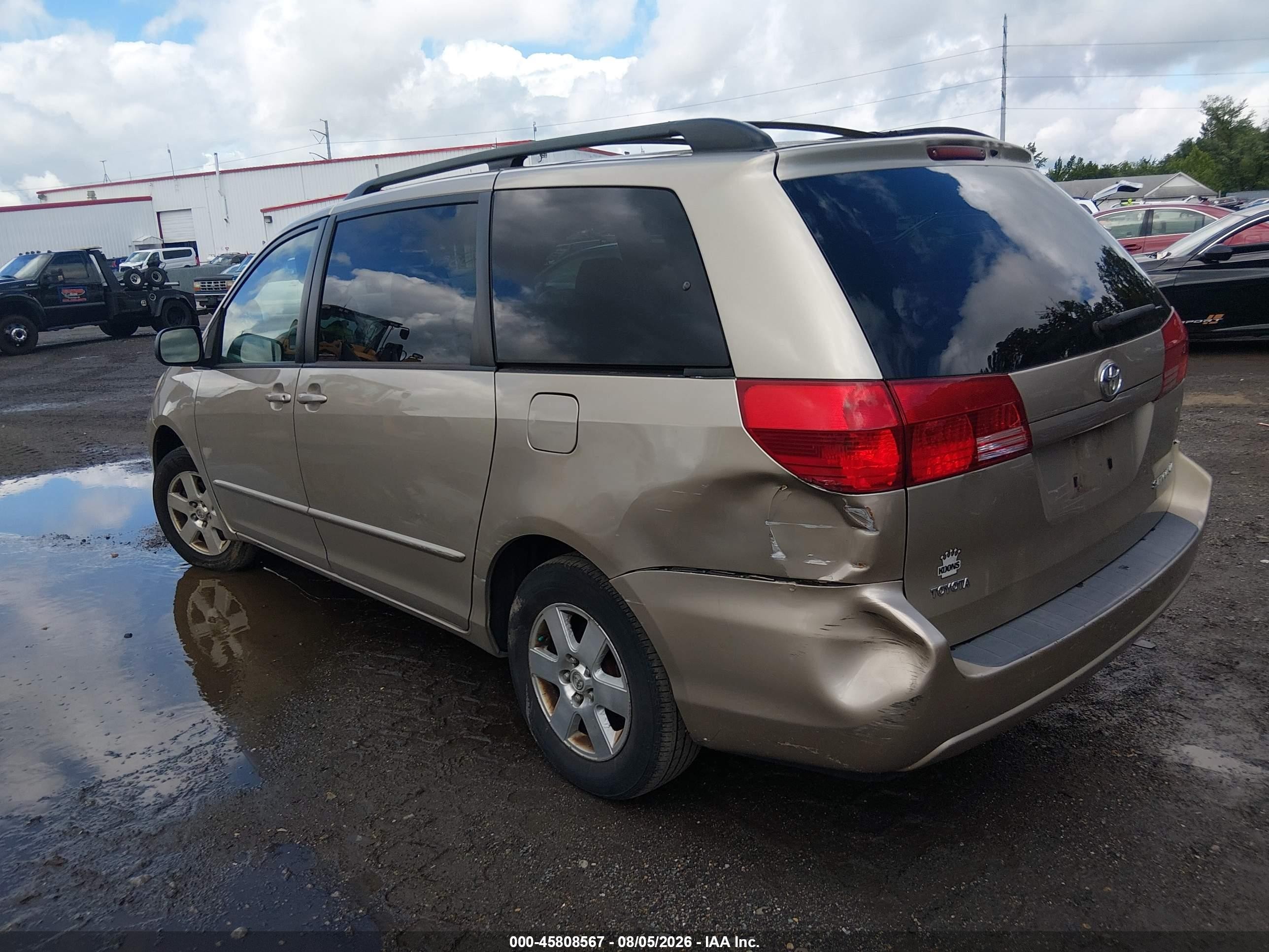 2004 Toyota Sienna Le Gold vin: 5TDZA23C44S092139