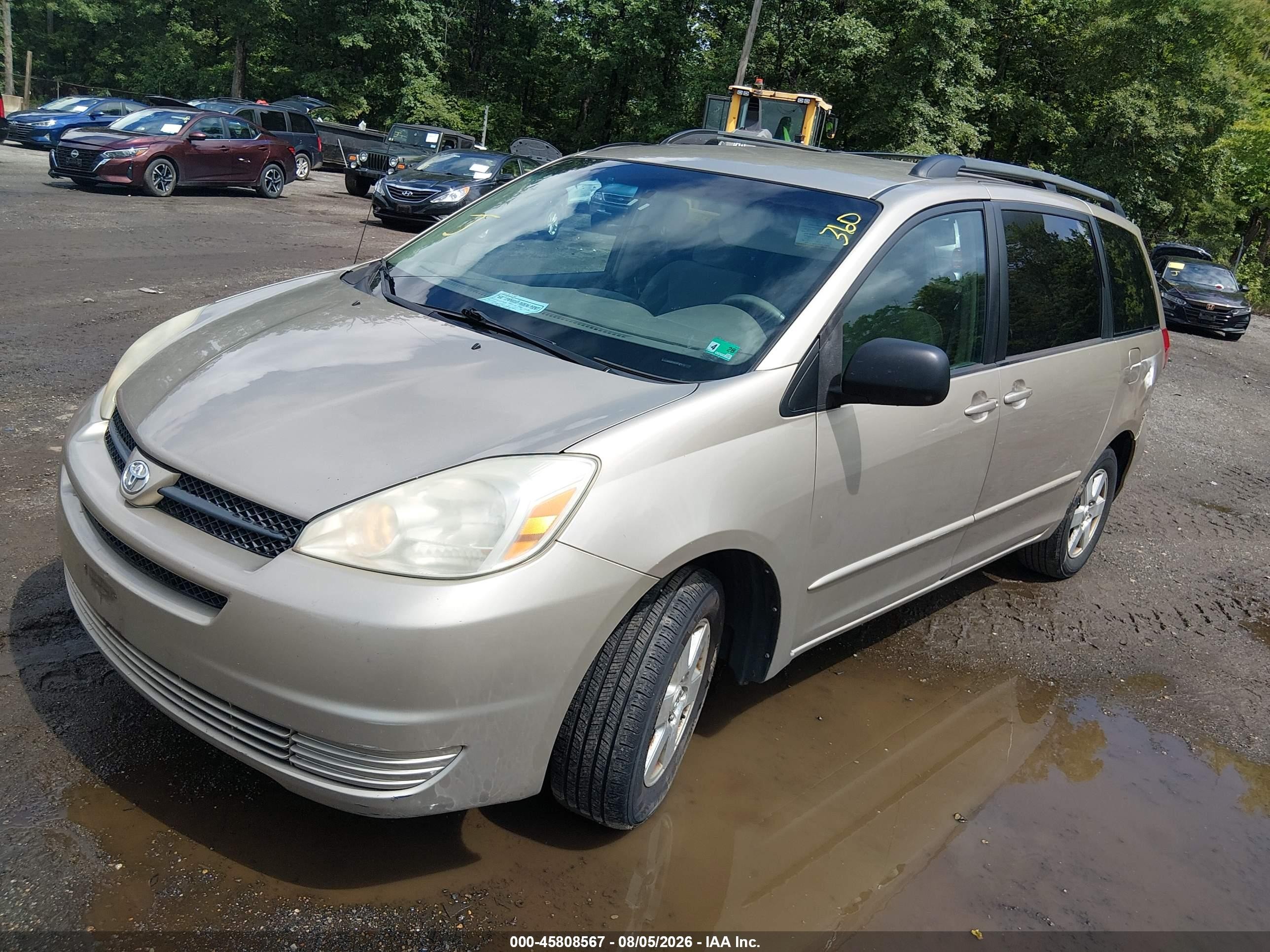 2004 Toyota Sienna Le Gold vin: 5TDZA23C44S092139