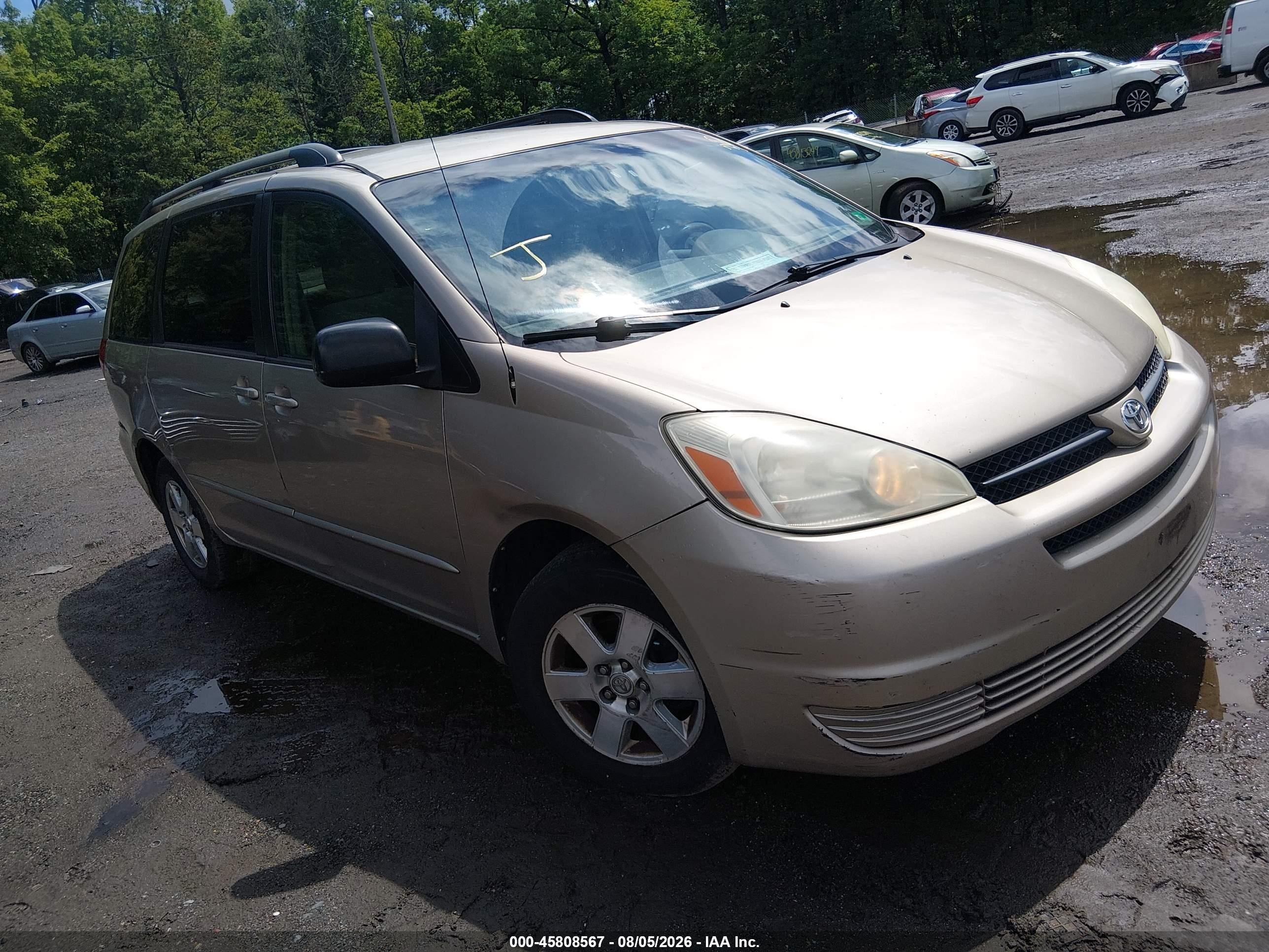 2004 Toyota Sienna Le Gold vin: 5TDZA23C44S092139