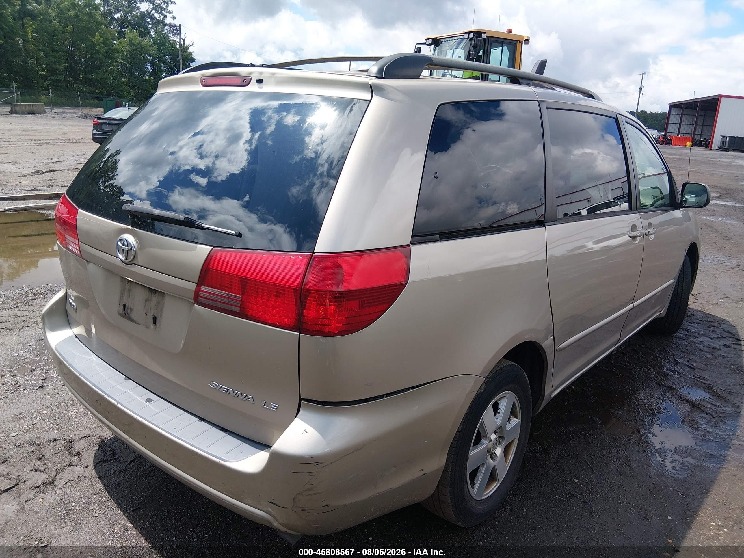 2004 Toyota Sienna Le Gold vin: 5TDZA23C44S092139