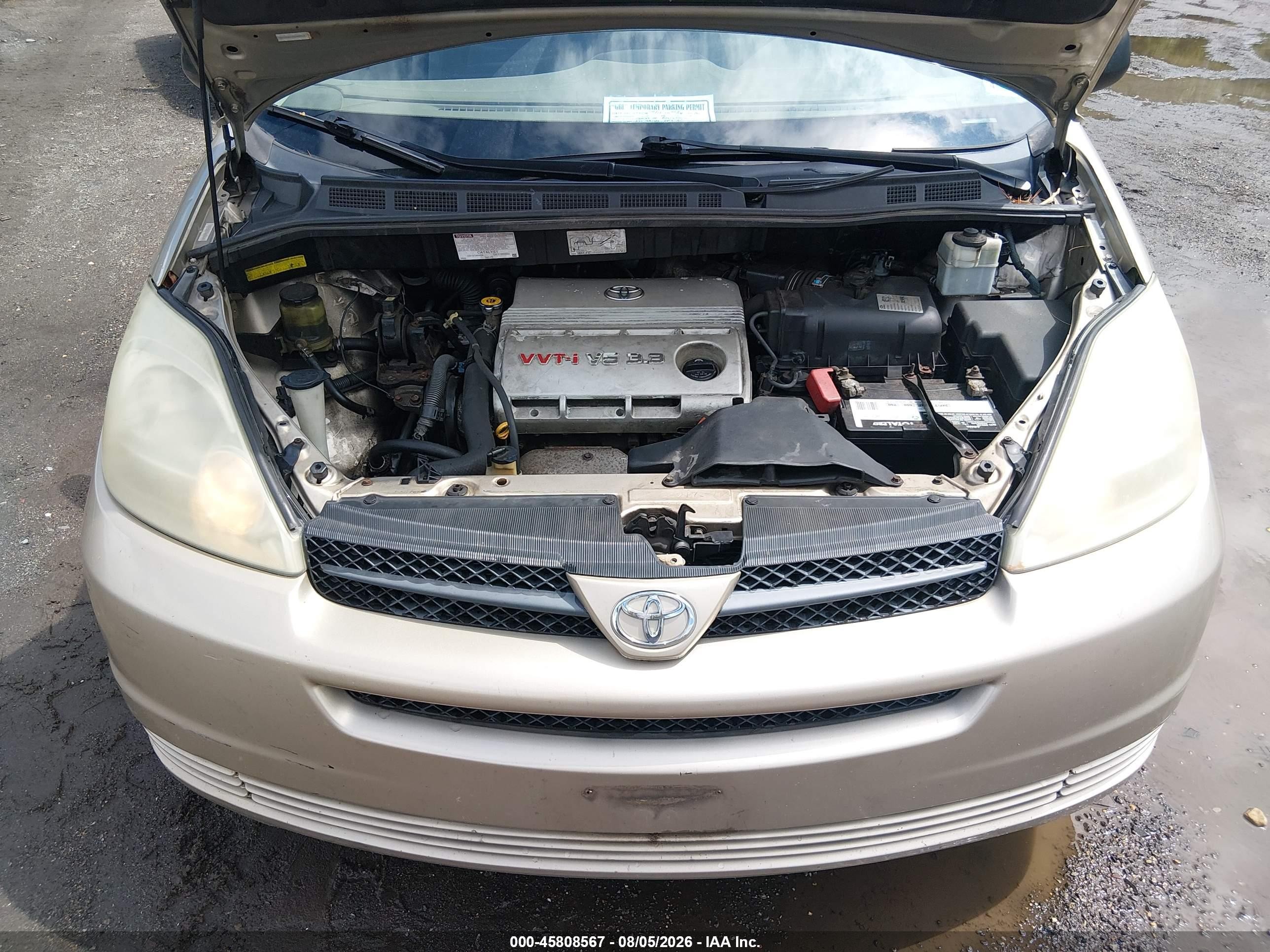 2004 Toyota Sienna Le Gold vin: 5TDZA23C44S092139