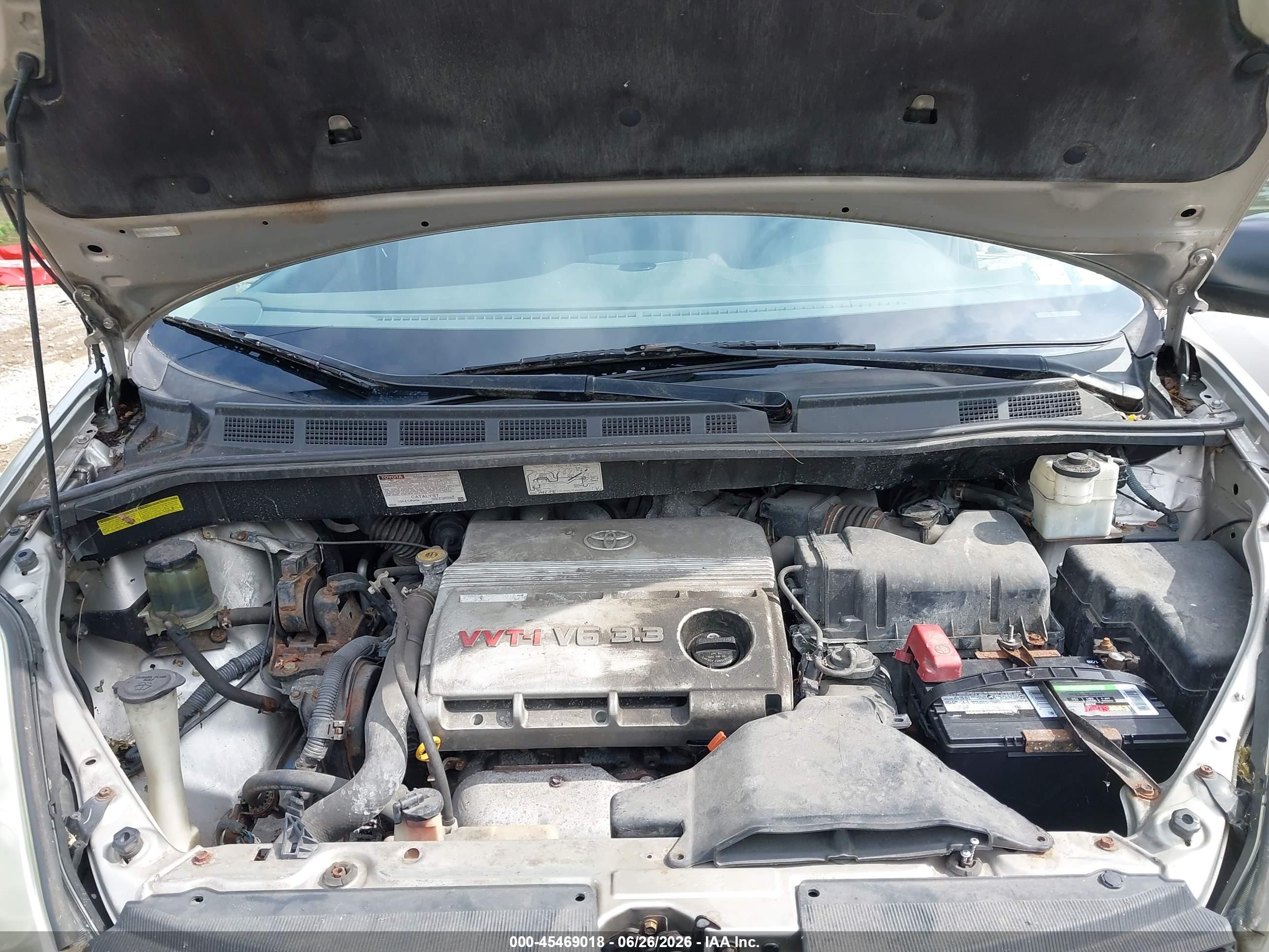 2004 Toyota Sienna Le Silver vin: 5TDZA23C44S220525