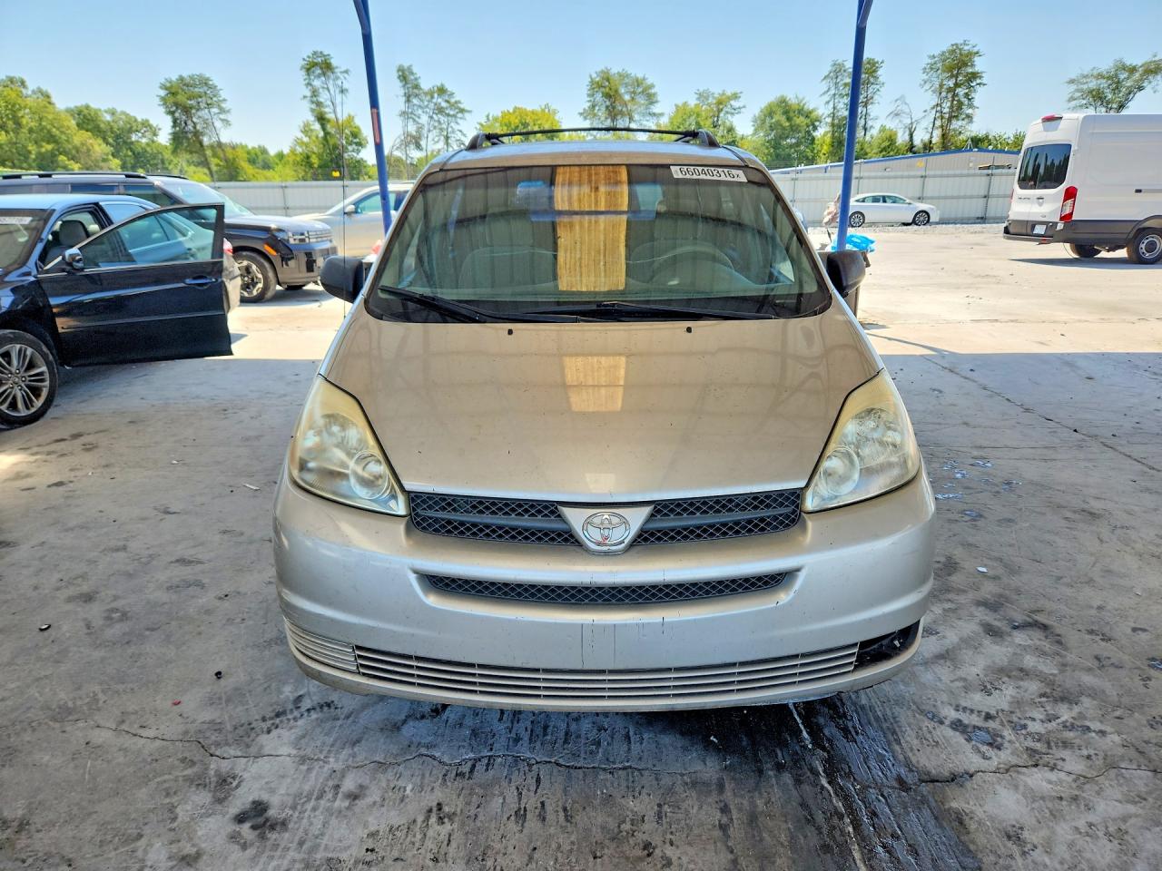 2005 Toyota Sienna Ce 8 Passenger Silver vin: 5TDZA23C45S226486