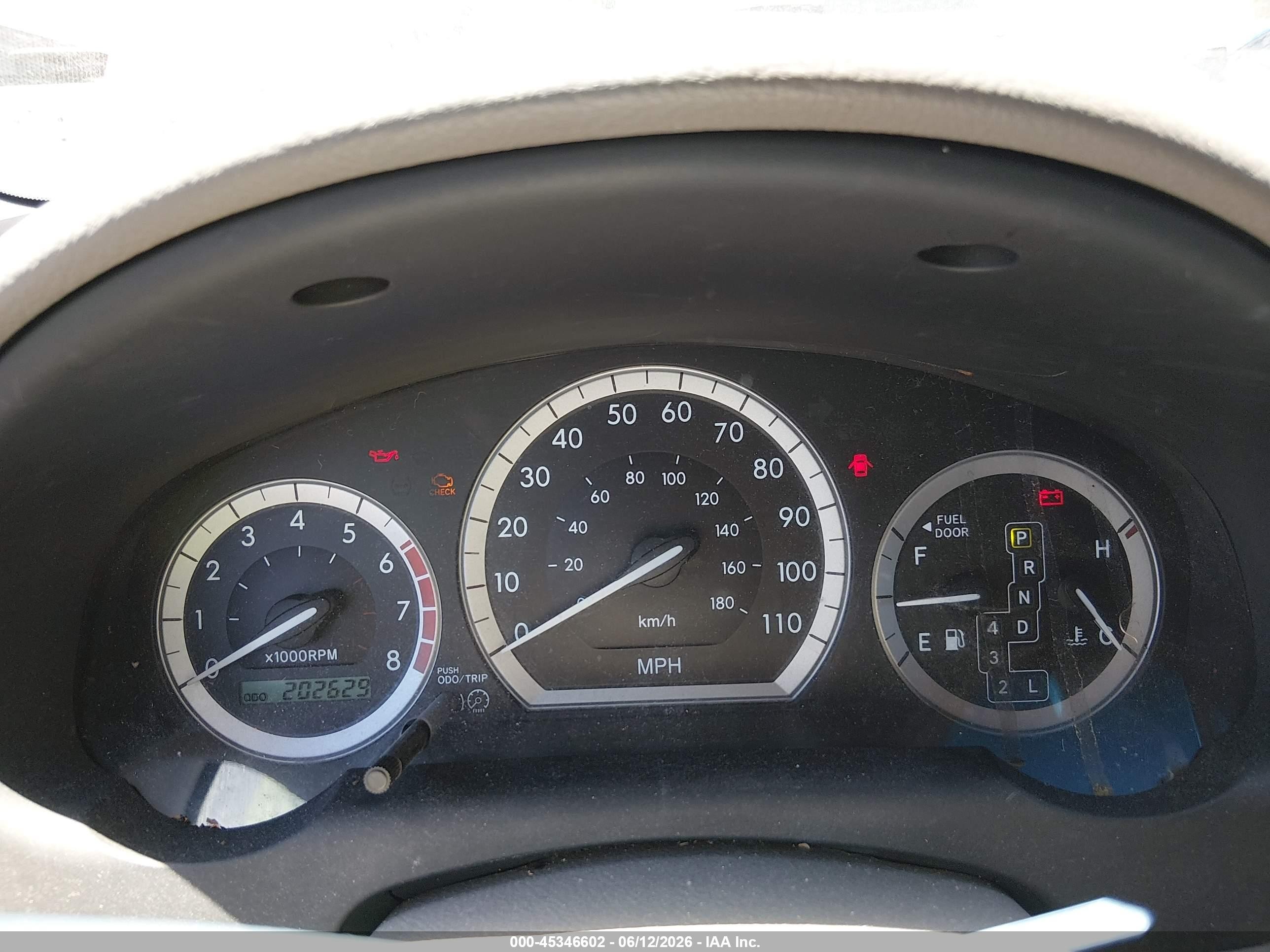 2005 Toyota Sienna Le Red vin: 5TDZA23C45S258774