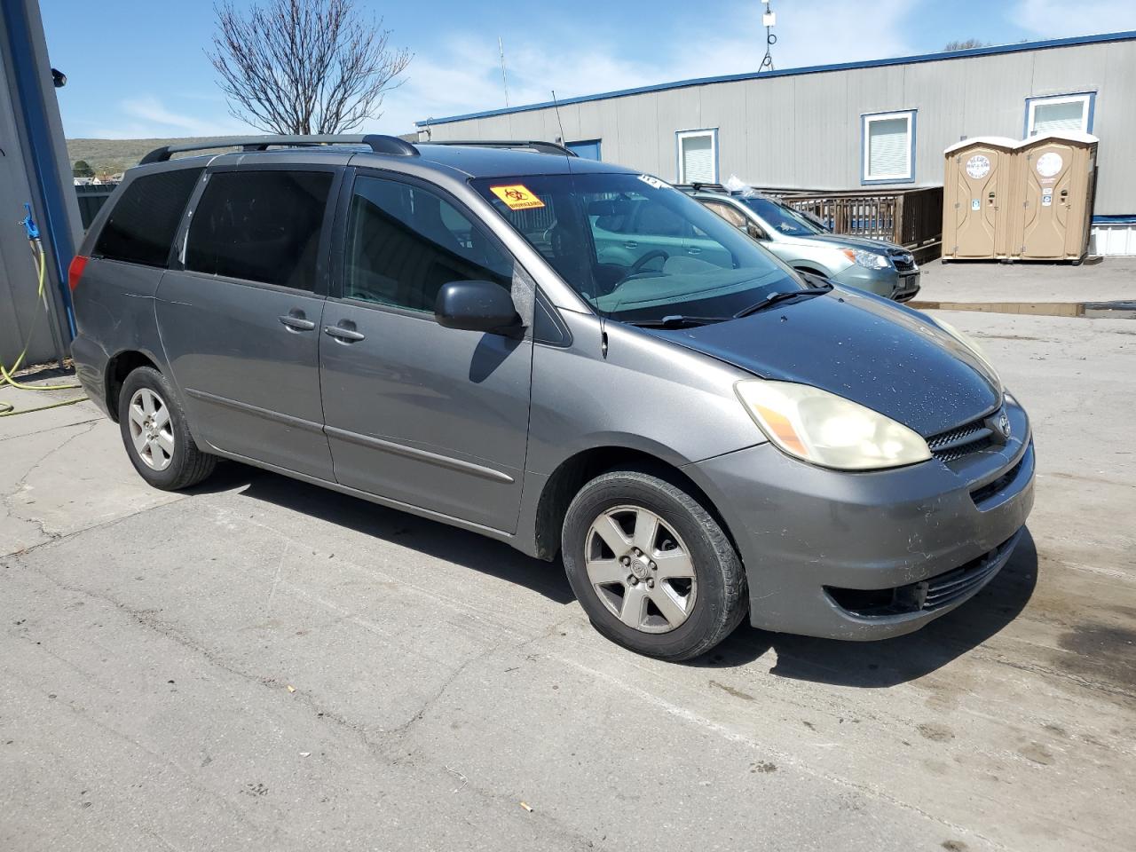 2005 Toyota Sienna Gray vin: 5TDZA23C45S280161