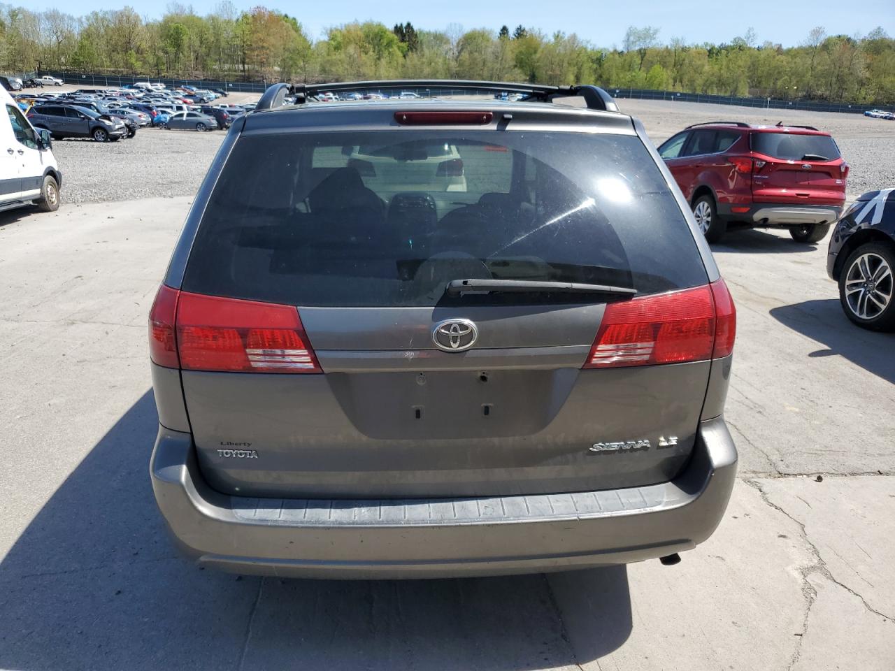 2005 Toyota Sienna Gray vin: 5TDZA23C45S280161