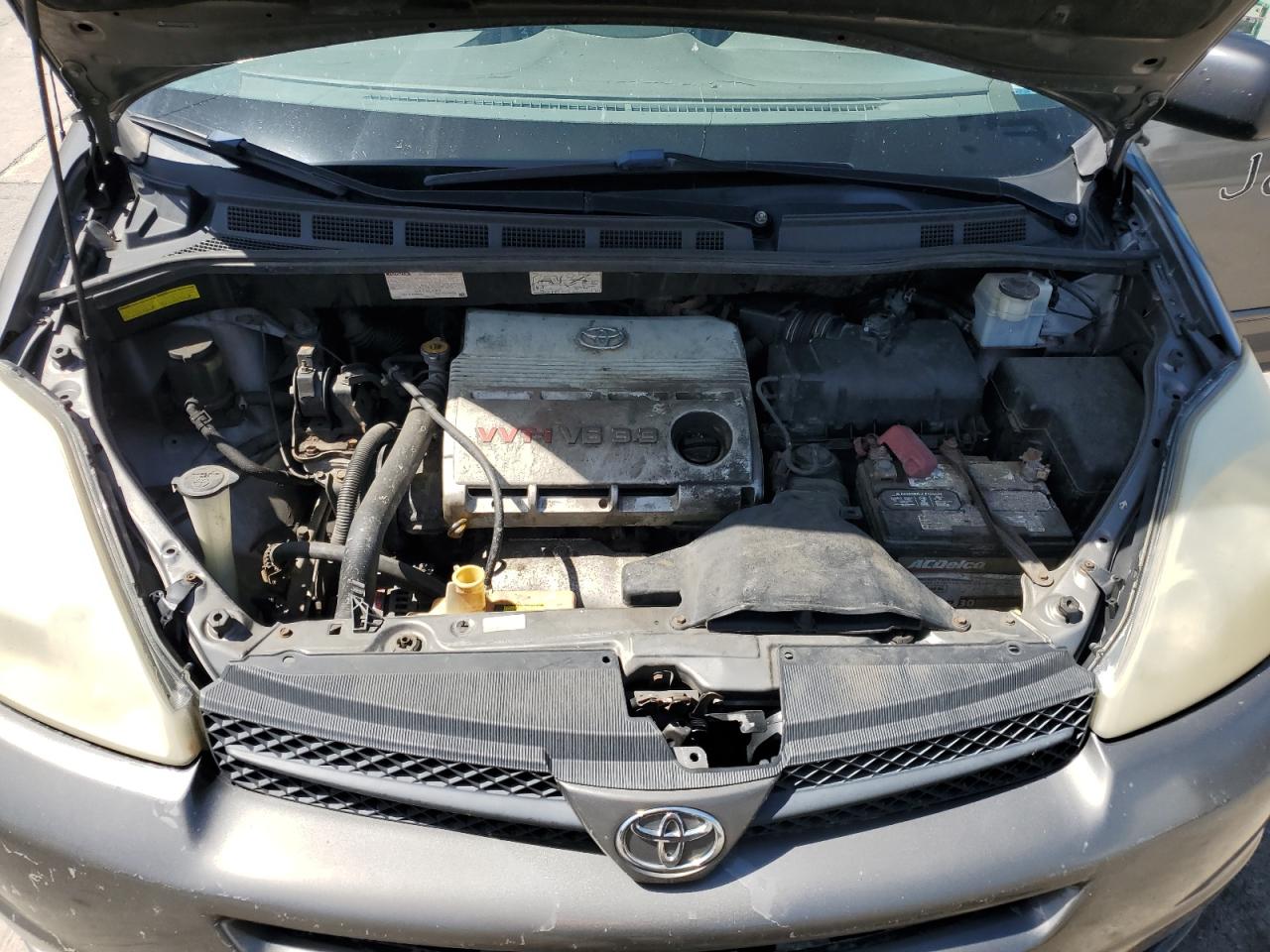 2005 Toyota Sienna Gray vin: 5TDZA23C45S280161