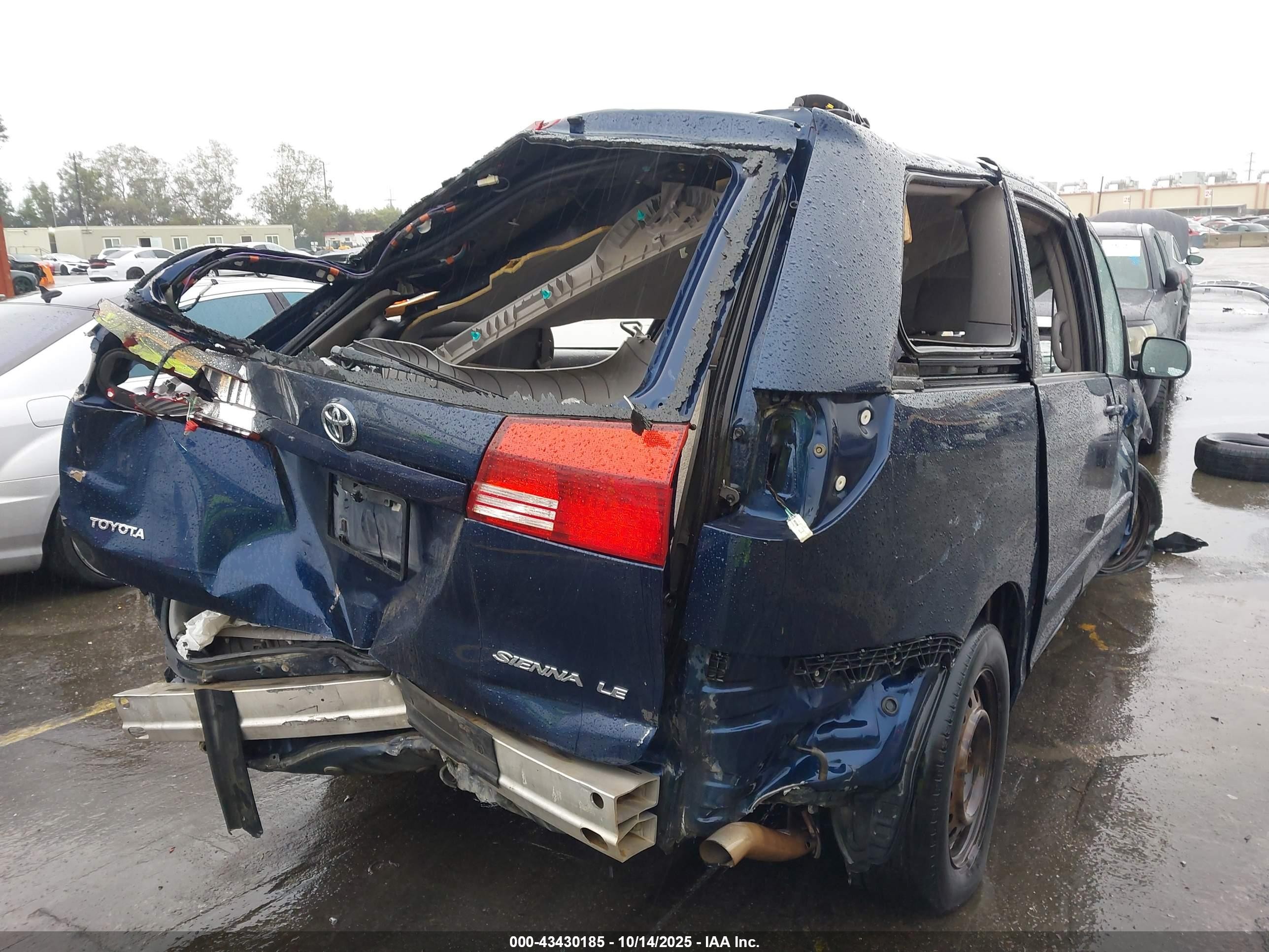 2005 Toyota Sienna Le Blue vin: 5TDZA23C45S300702