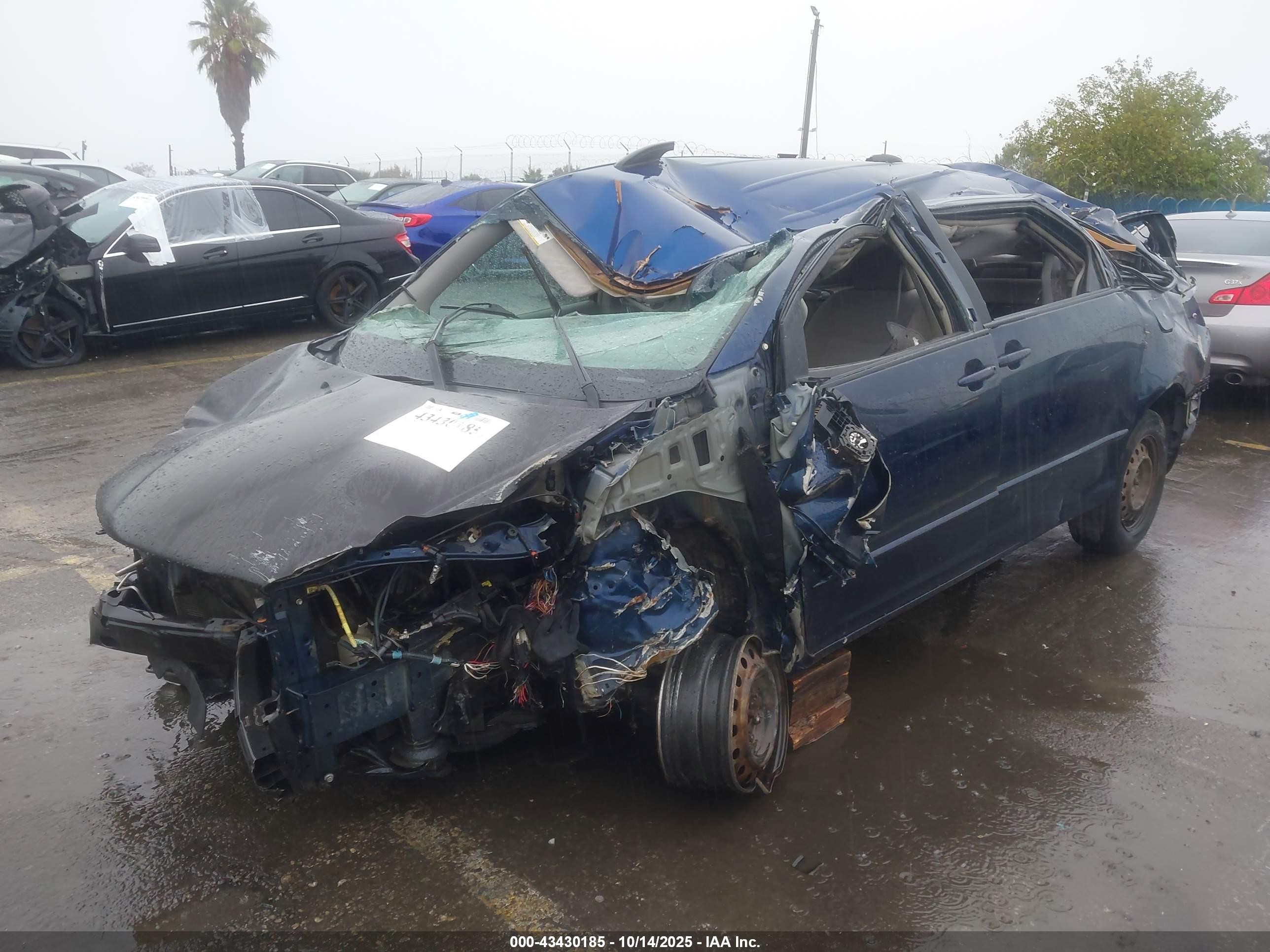 2005 Toyota Sienna Le Blue vin: 5TDZA23C45S300702