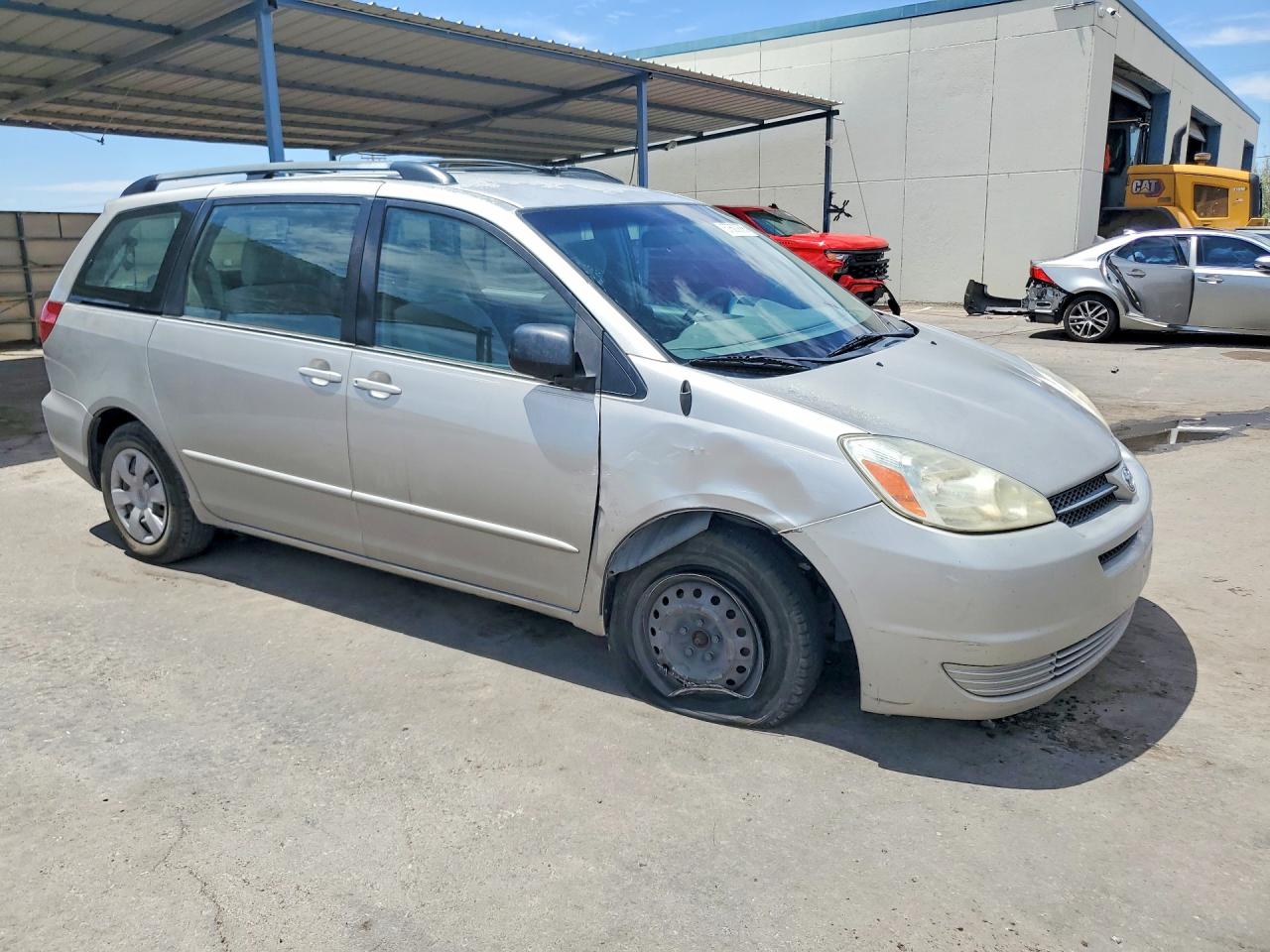 2005 Toyota Sienna Ce 8 Passenger Silver vin: 5TDZA23C45S322831