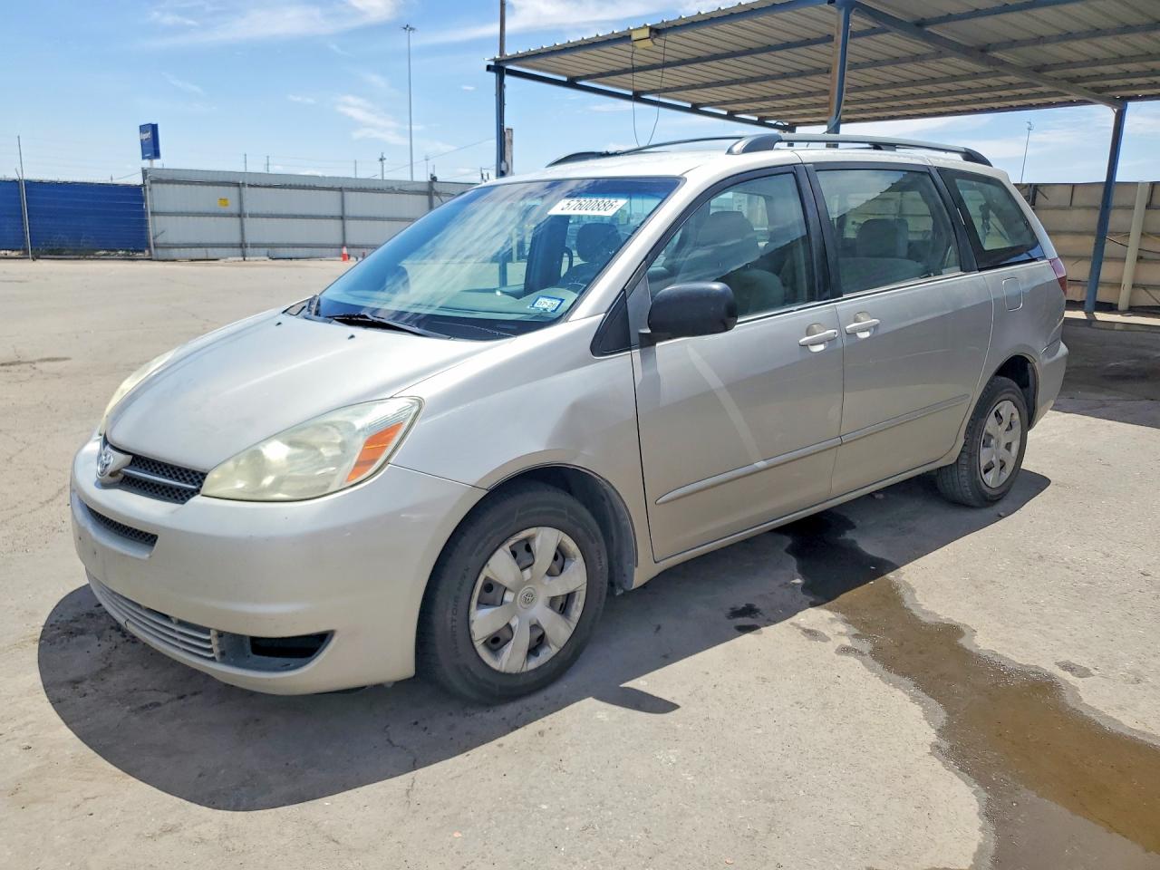2005 Toyota Sienna Ce 8 Passenger Silver vin: 5TDZA23C45S322831