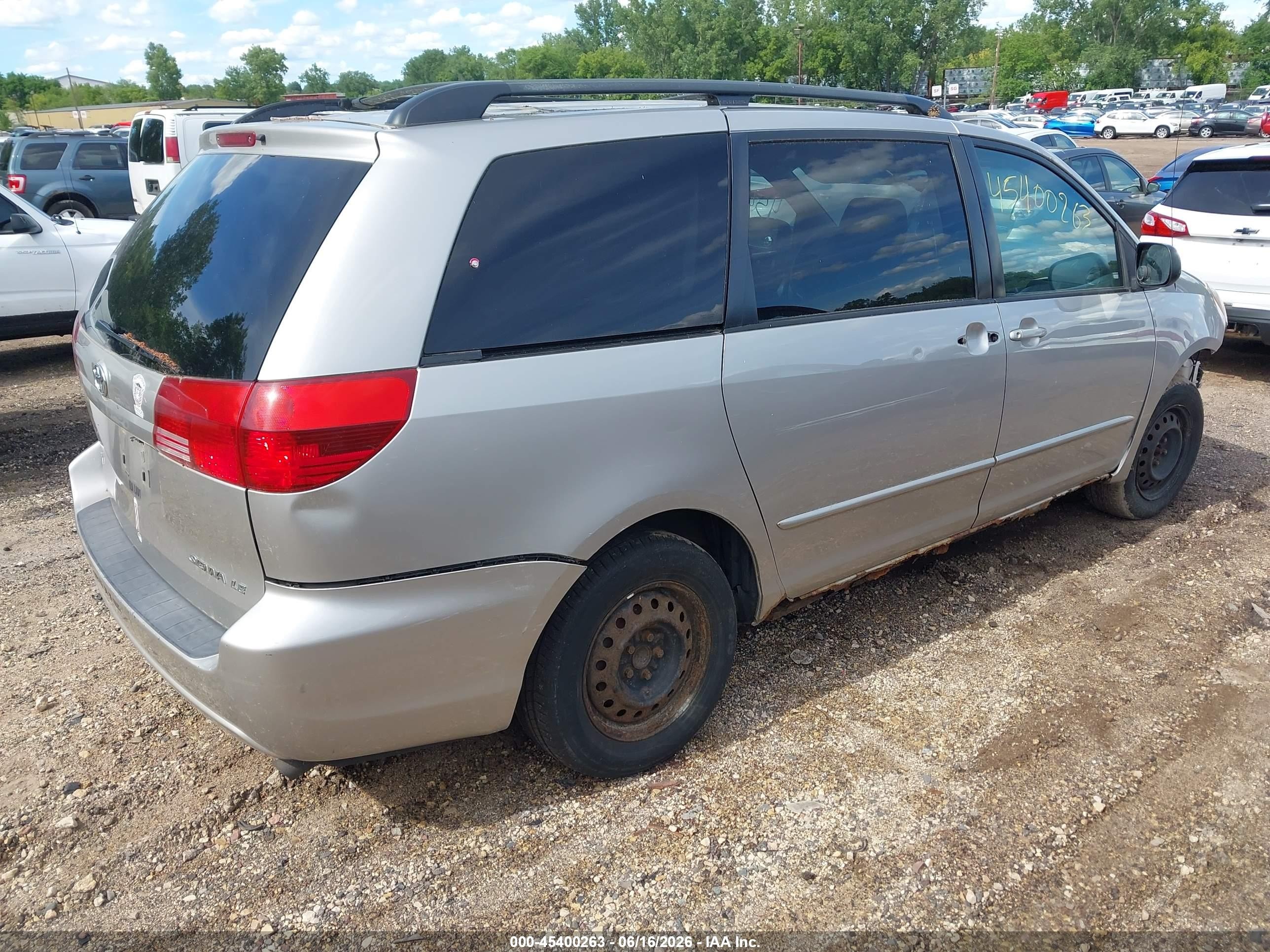 2005 Toyota Sienna Le Tan vin: 5TDZA23C45S347745