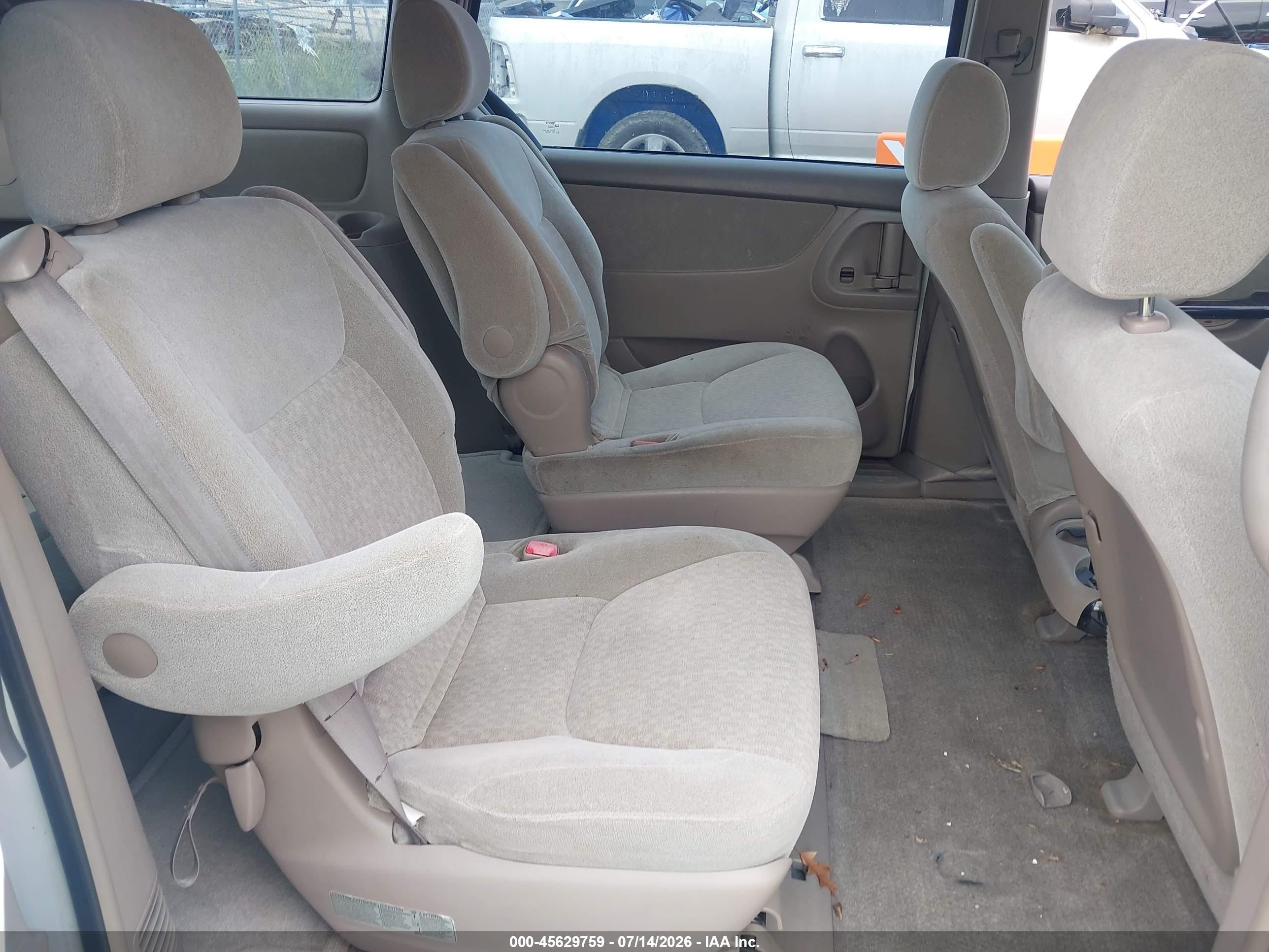 2005 Toyota Sienna Ce White vin: 5TDZA23C45S351228