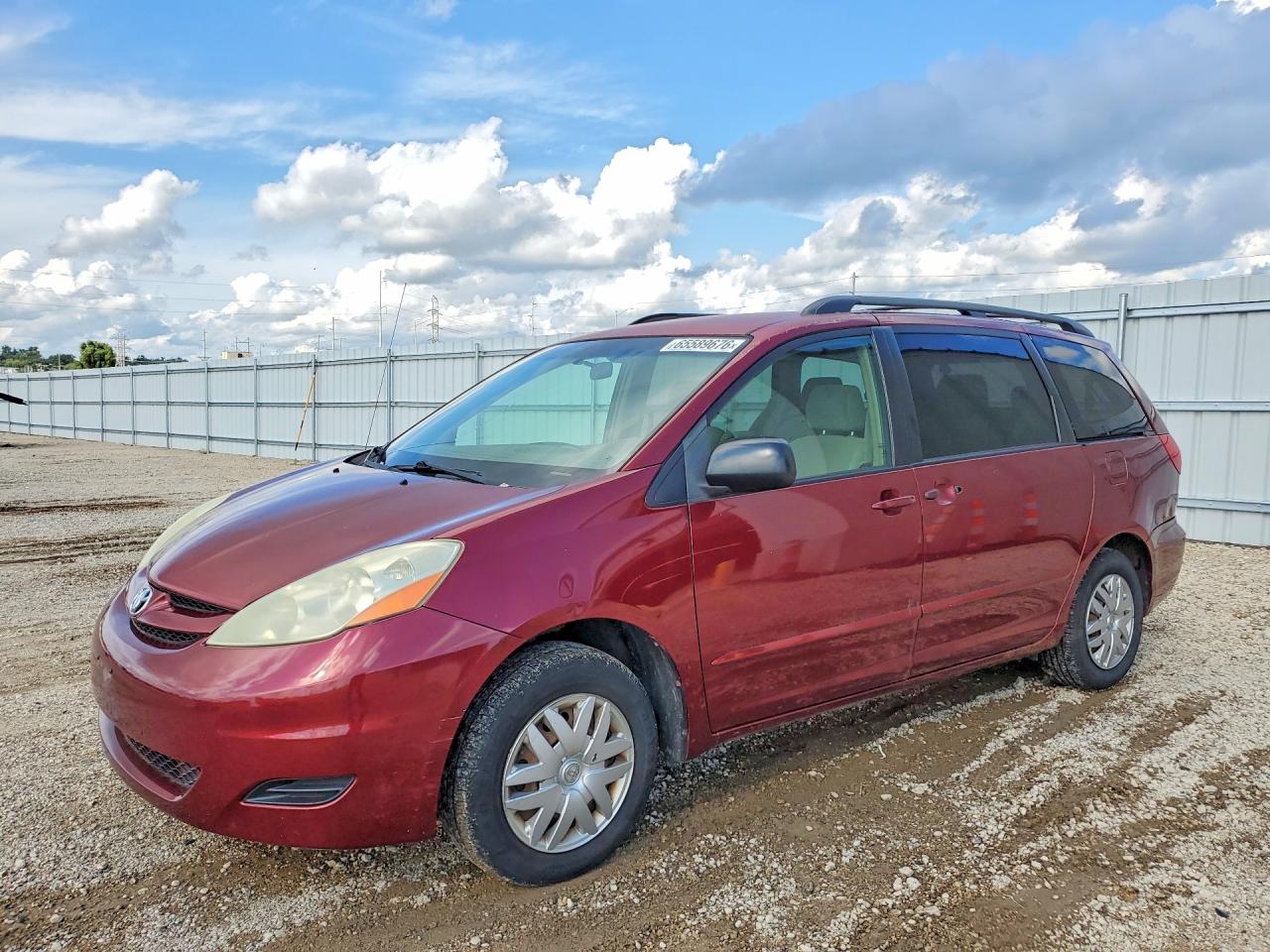 2006 Toyota Sienna Le 7 Passenger Red vin: 5TDZA23C46S391097