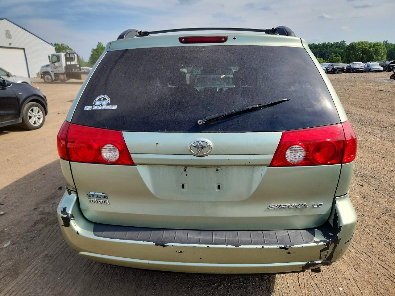 2006 Toyota Sienna Le 7 Passenger Зеленый vin: 5TDZA23C46S451248