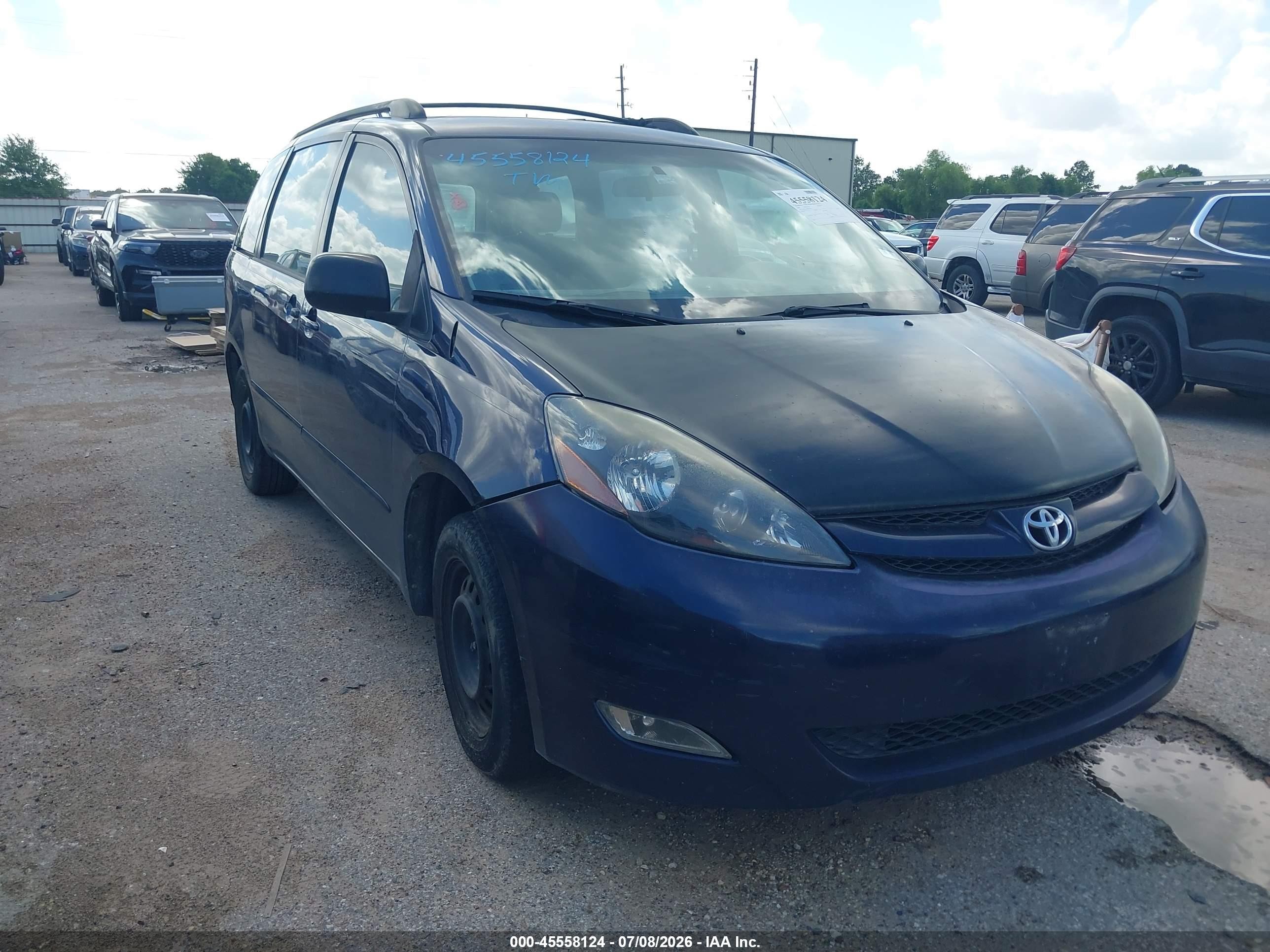 2006 Toyota Sienna Ce Blue vin: 5TDZA23C46S454232