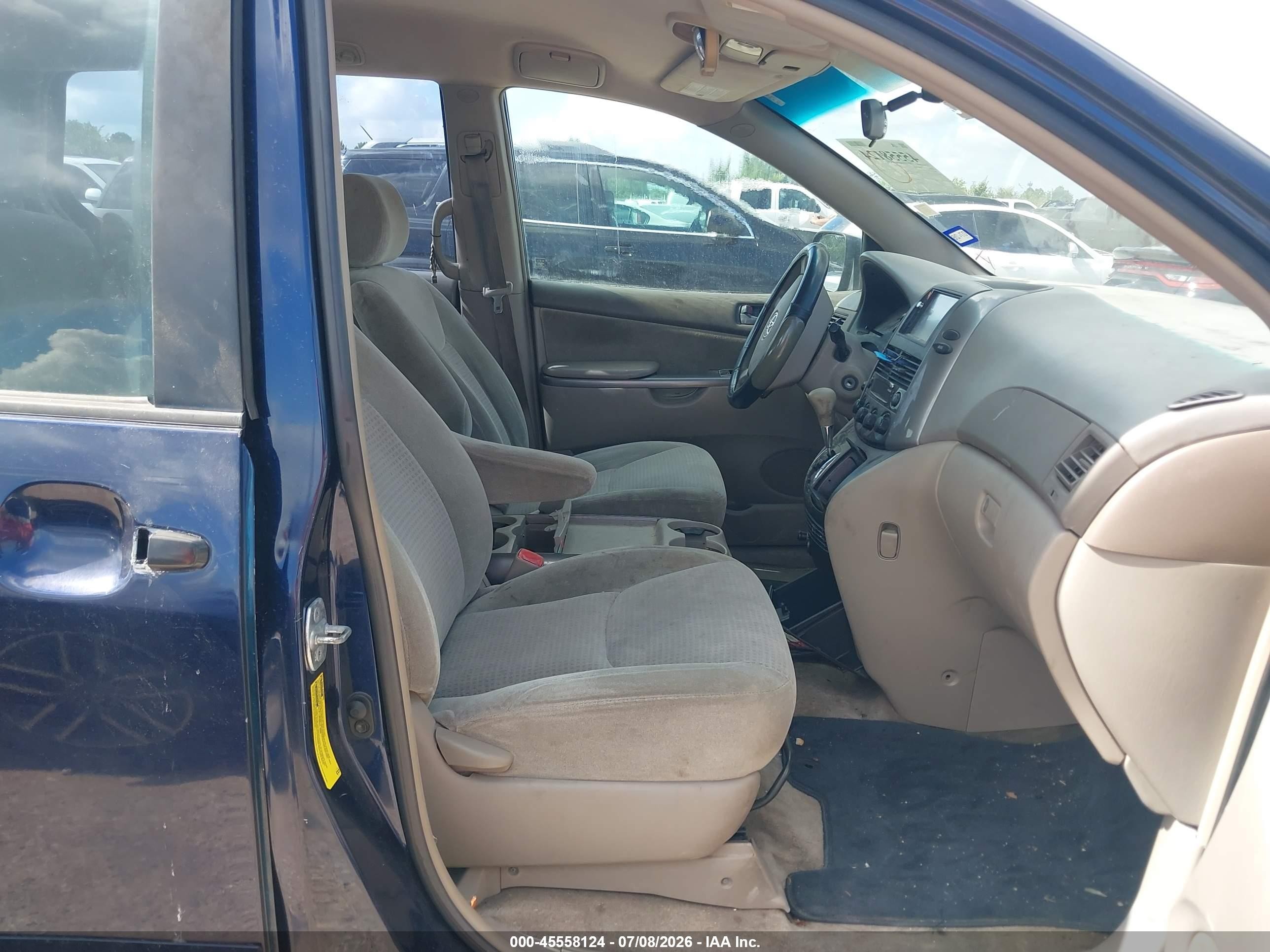 2006 Toyota Sienna Ce Blue vin: 5TDZA23C46S454232