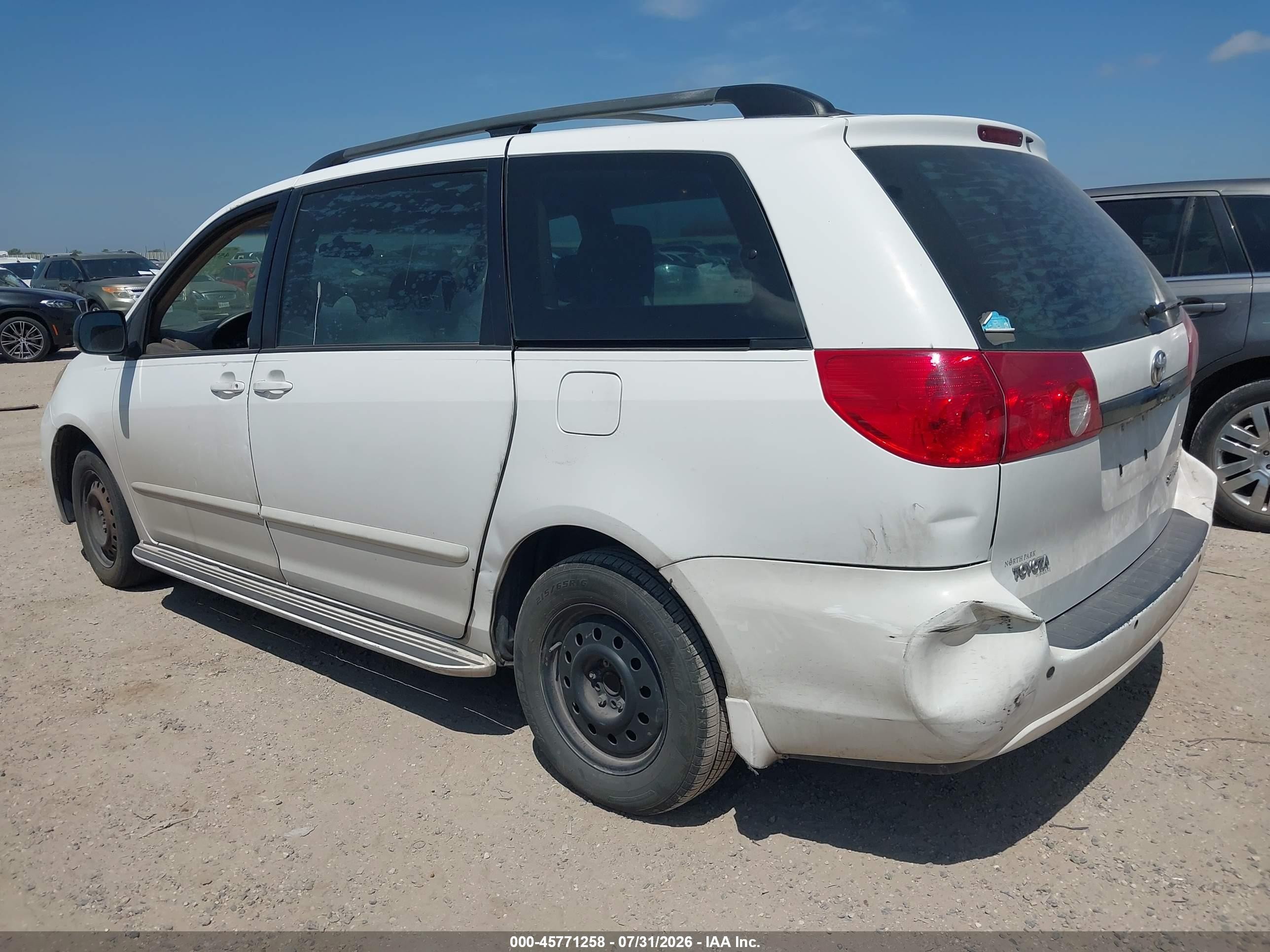 2006 Toyota Sienna Ce Белый vin: 5TDZA23C46S457972