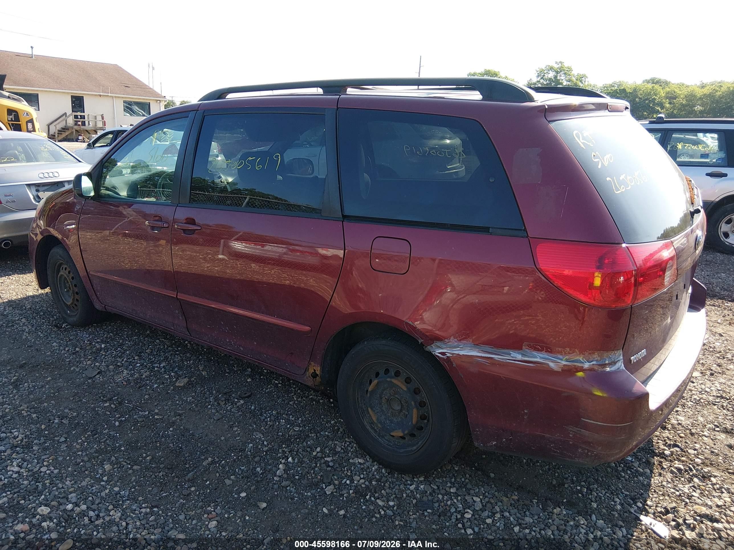 2006 Toyota Sienna Le Red vin: 5TDZA23C46S553682