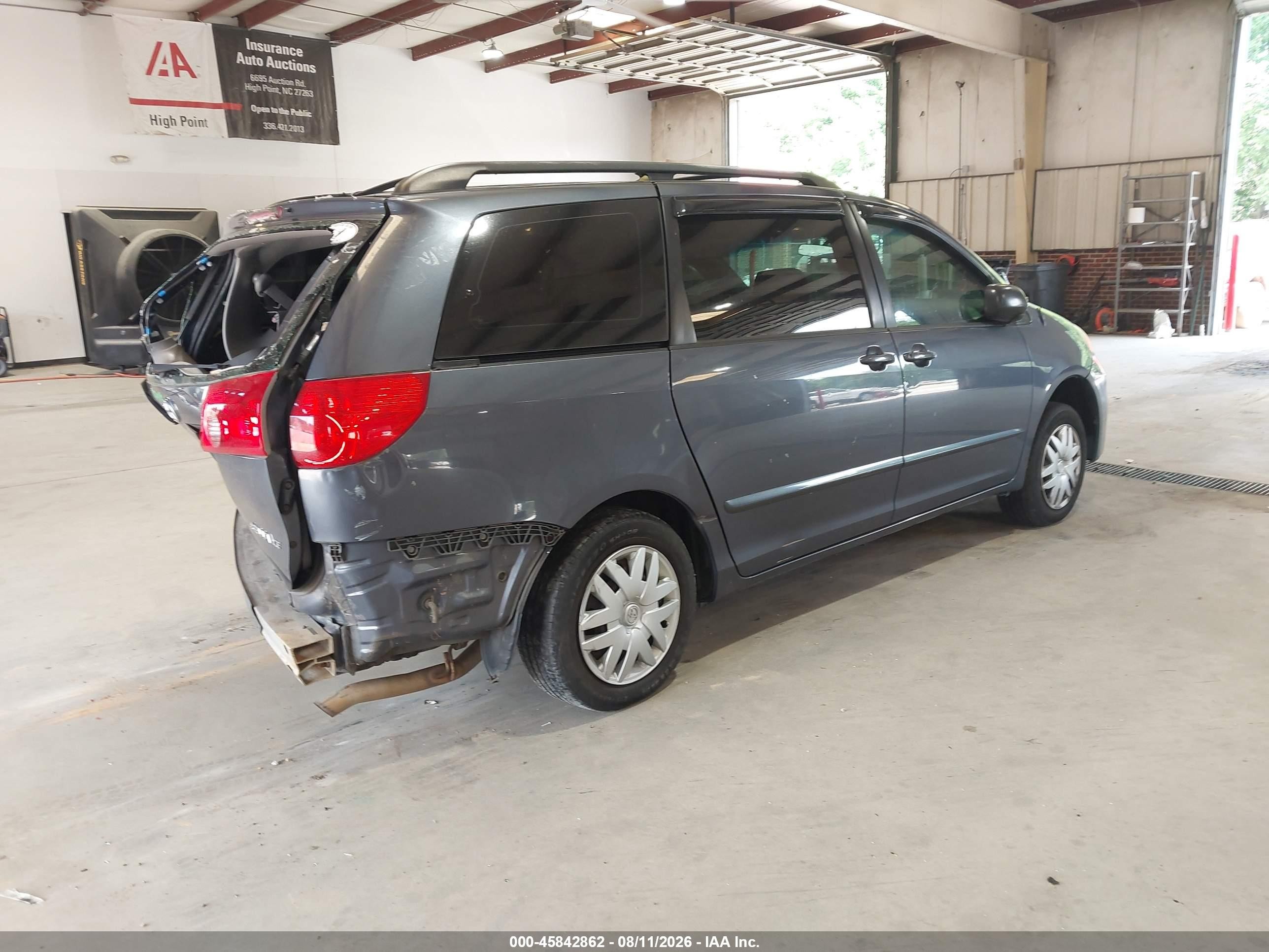 2006 Toyota Sienna Ce Blue vin: 5TDZA23C46S565959