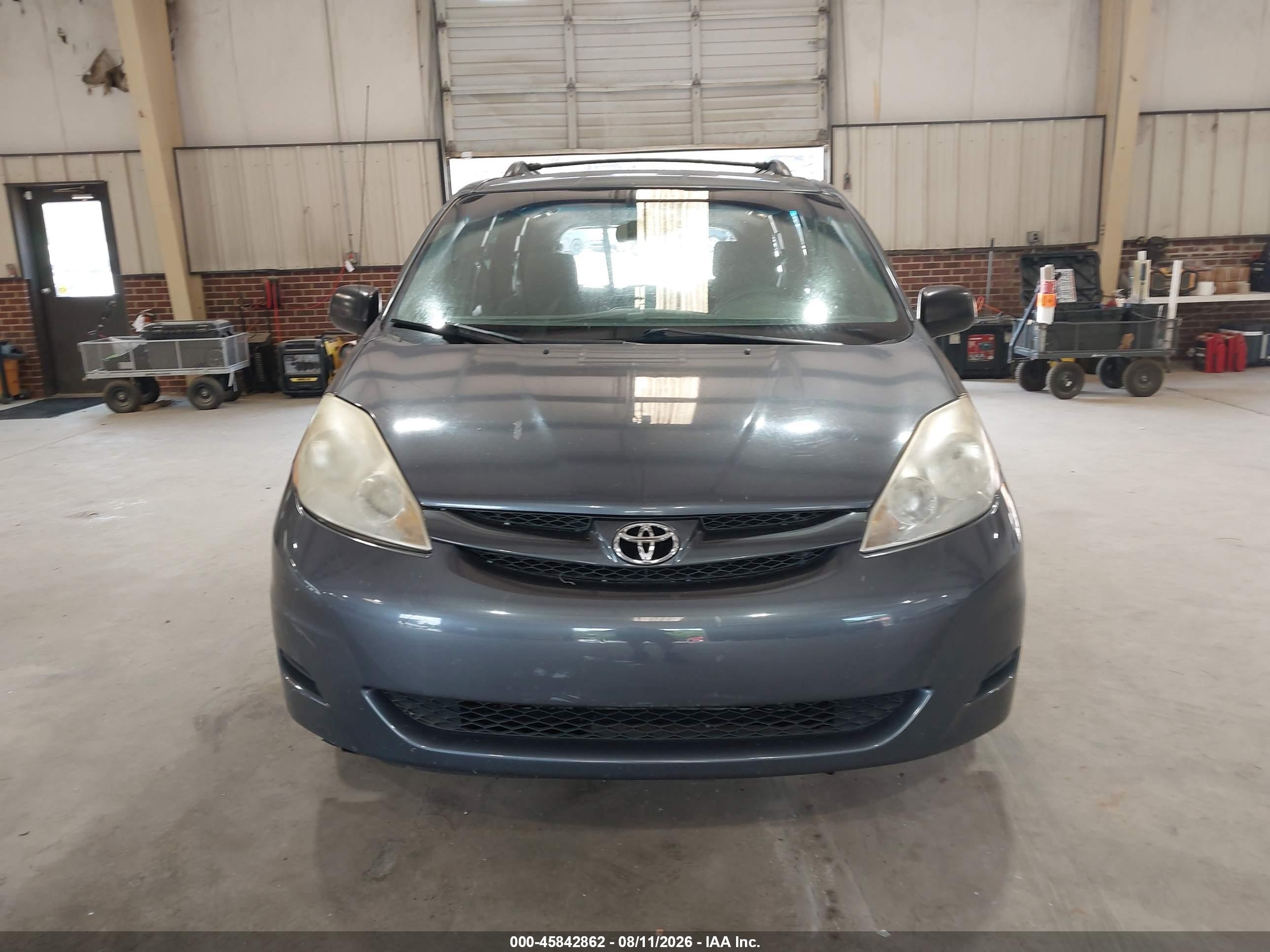 2006 Toyota Sienna Ce Blue vin: 5TDZA23C46S565959