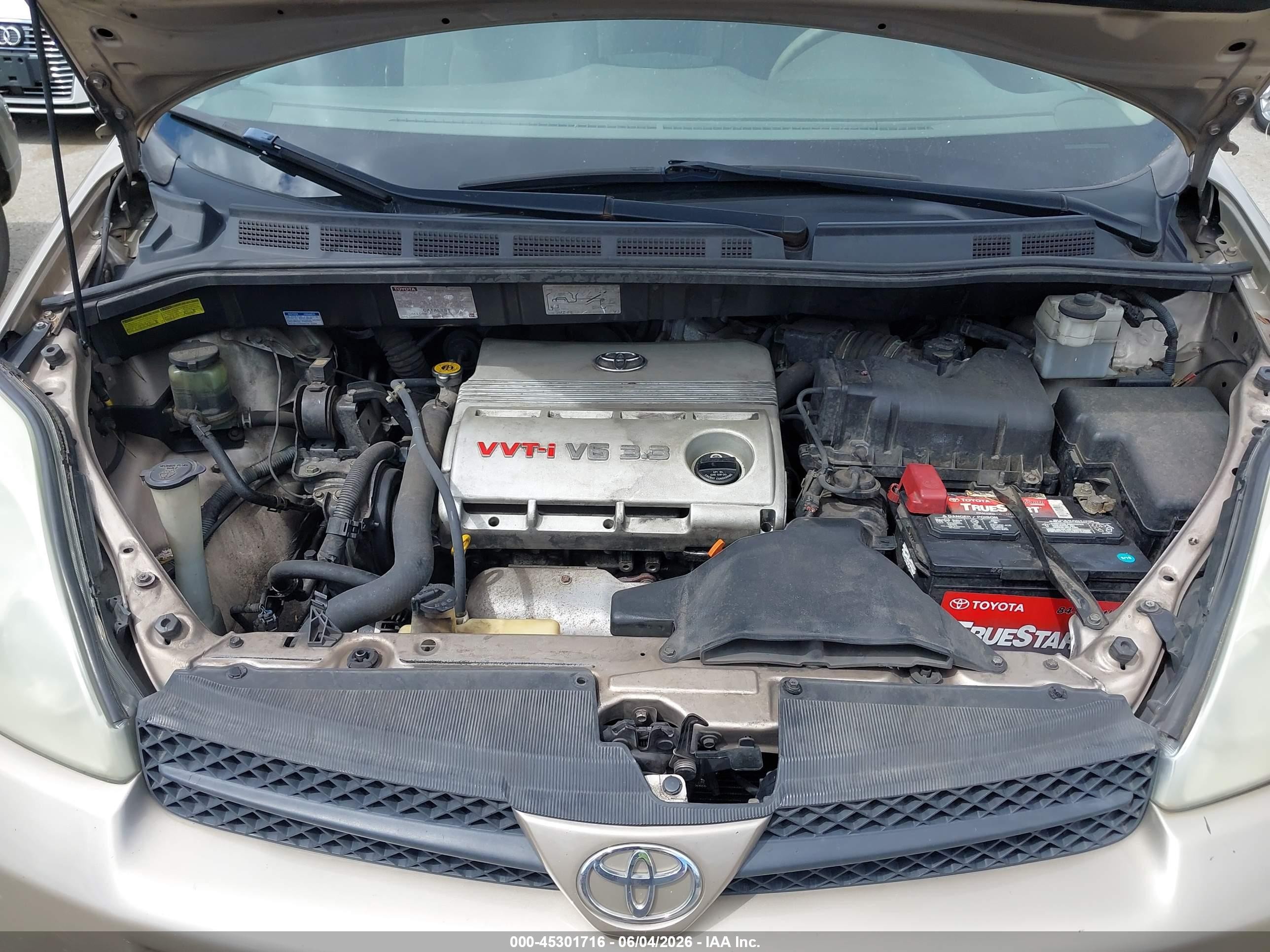 2004 Toyota Sienna Le Золотой vin: 5TDZA23C54S004781