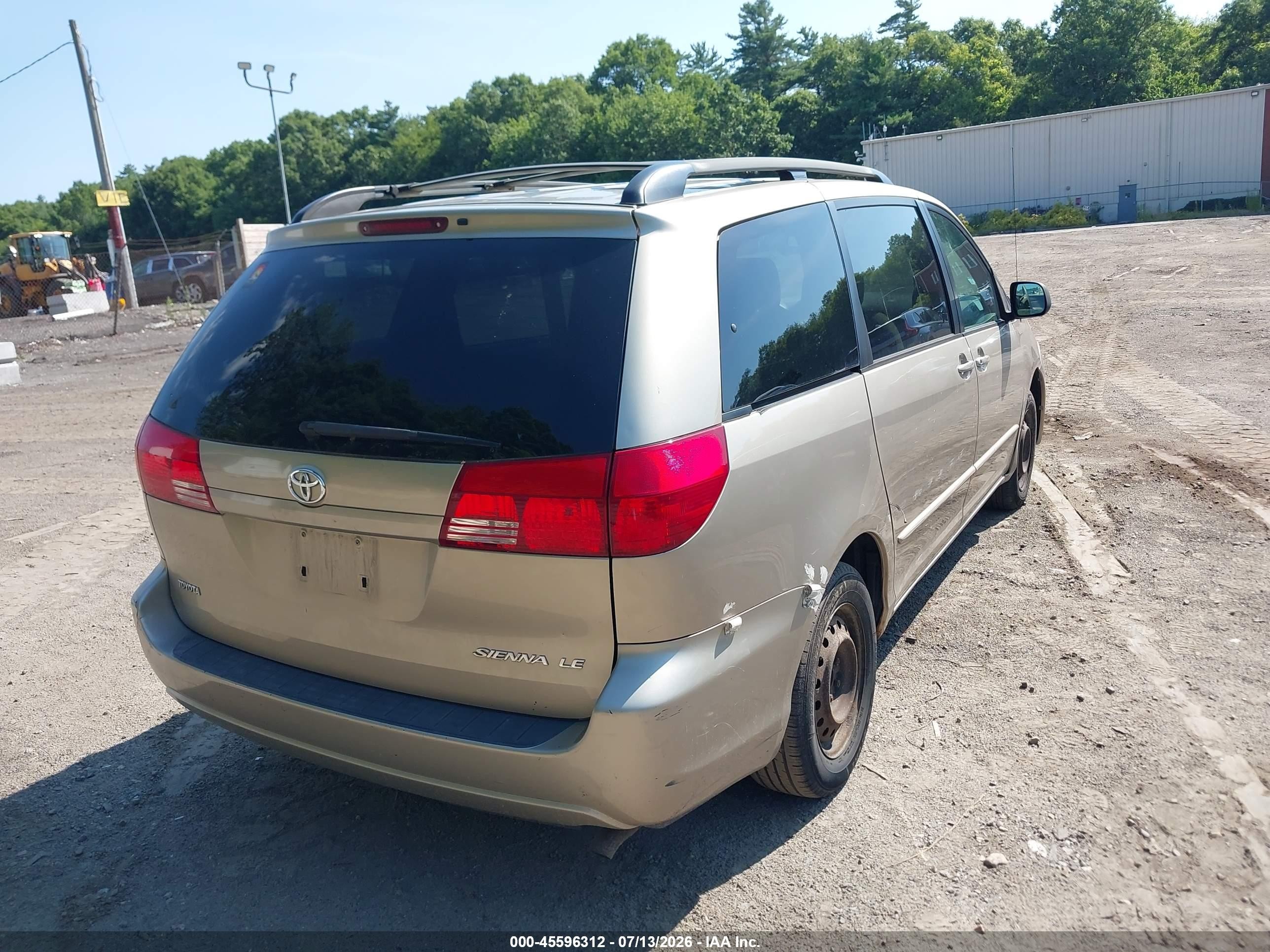 2004 Toyota Sienna Le Beige vin: 5TDZA23C54S078346