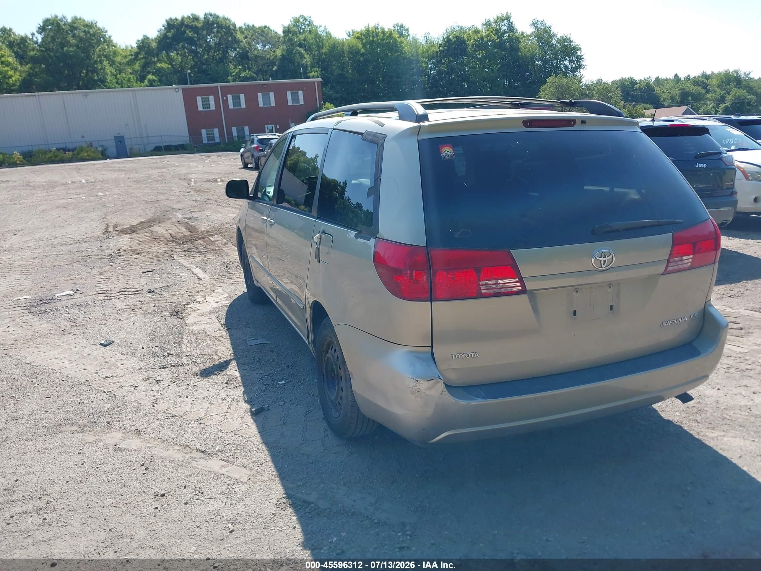 2004 Toyota Sienna Le Beige vin: 5TDZA23C54S078346