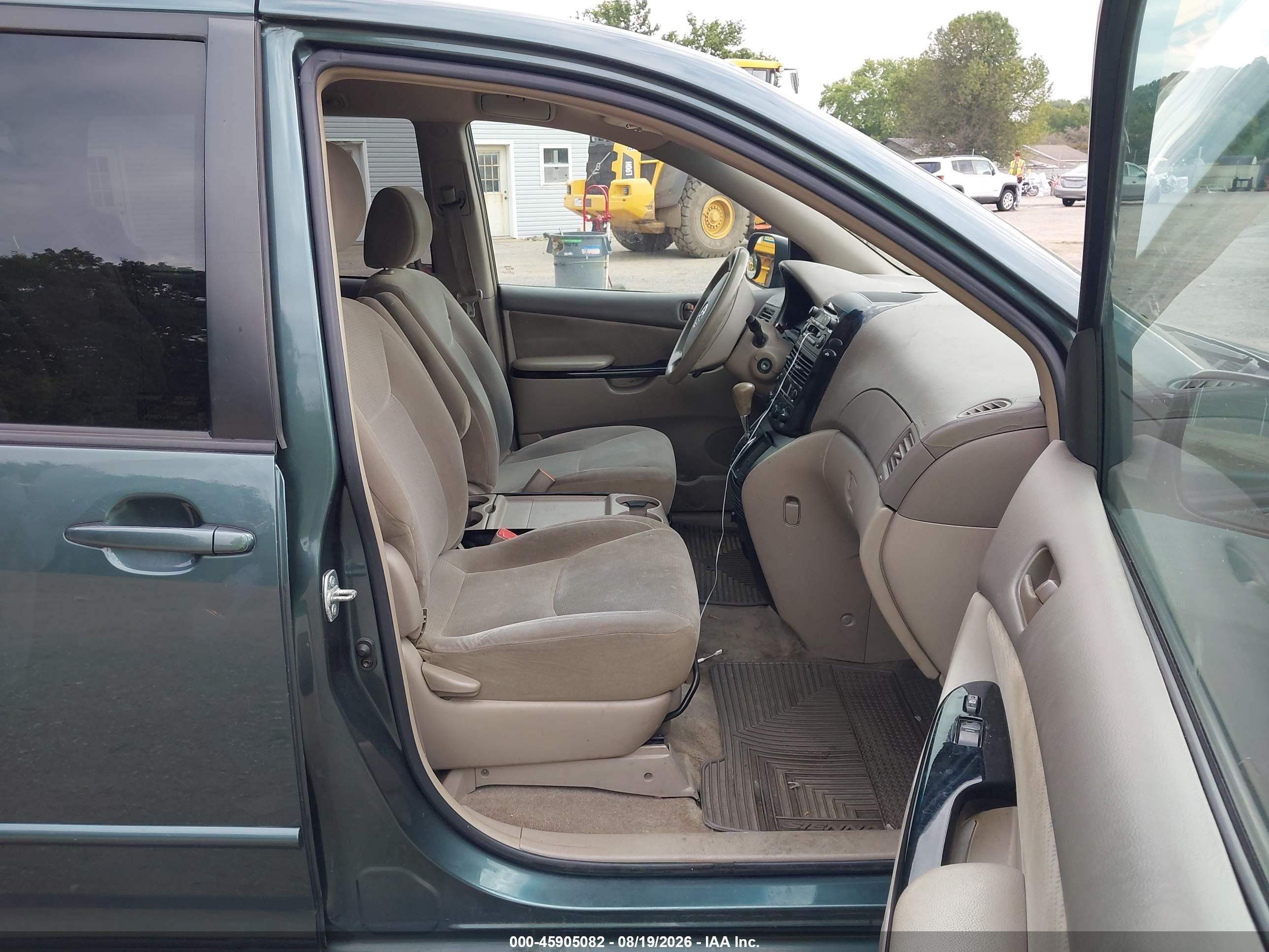 2005 Toyota Sienna Le Зеленый vin: 5TDZA23C55S222821