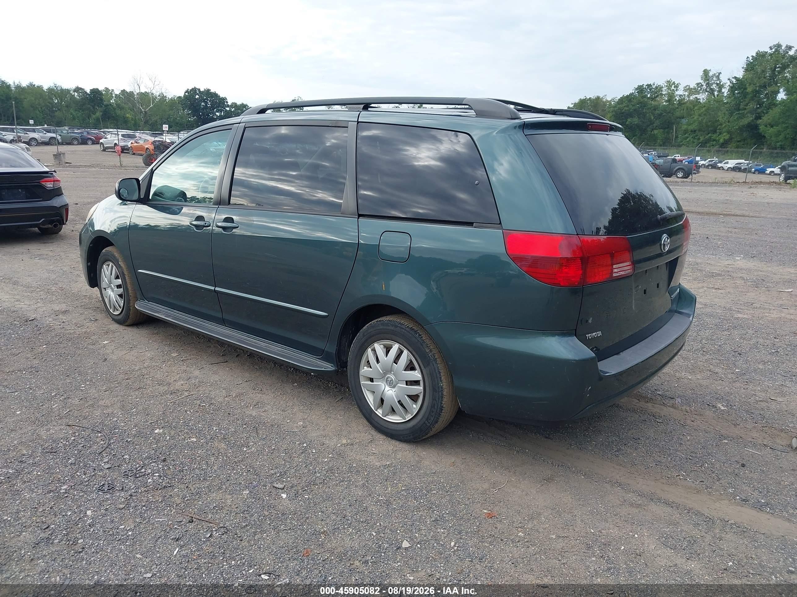 2005 Toyota Sienna Le Зеленый vin: 5TDZA23C55S222821