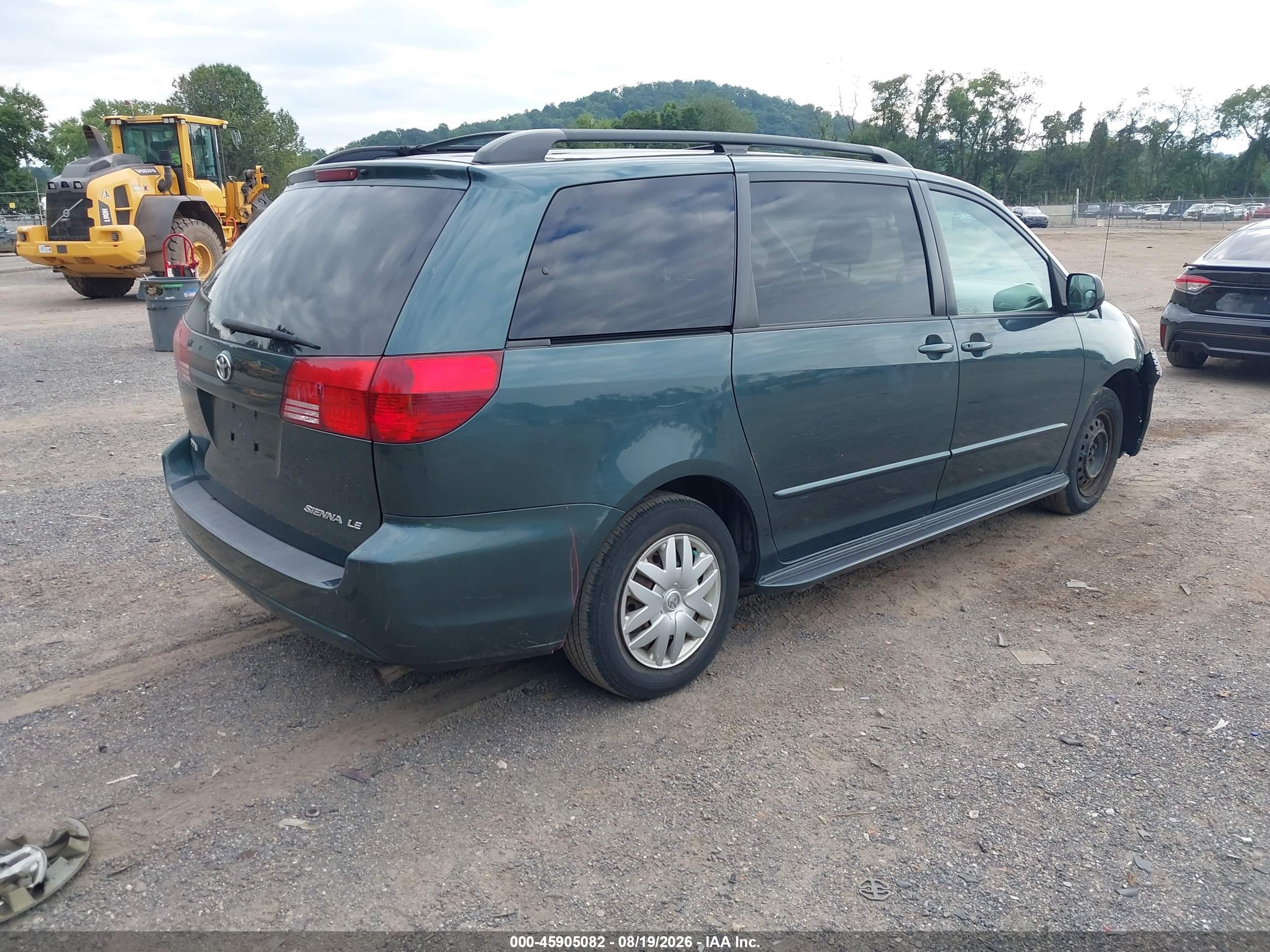 2005 Toyota Sienna Le Зеленый vin: 5TDZA23C55S222821