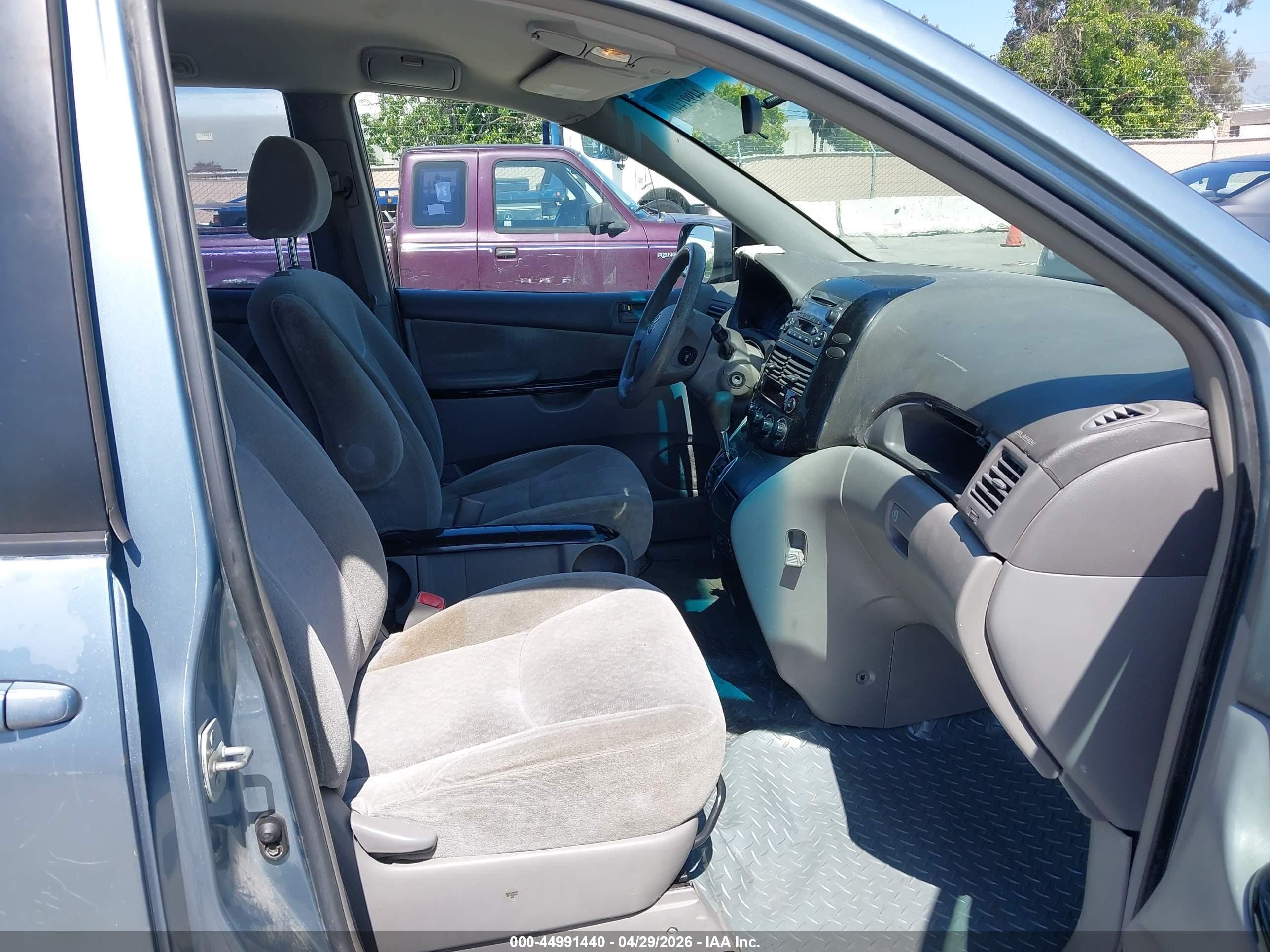 2005 Toyota Sienna Ce Blue vin: 5TDZA23C55S275325