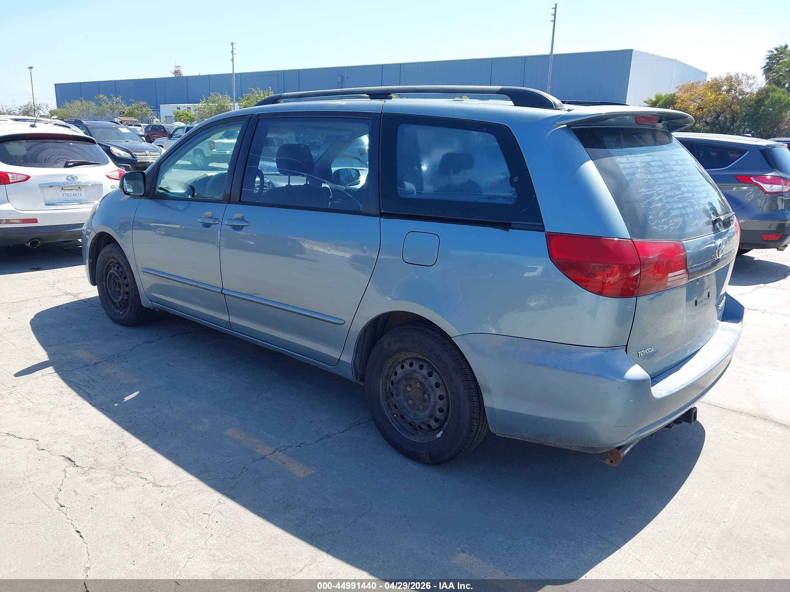2005 Toyota Sienna Ce Blue vin: 5TDZA23C55S275325