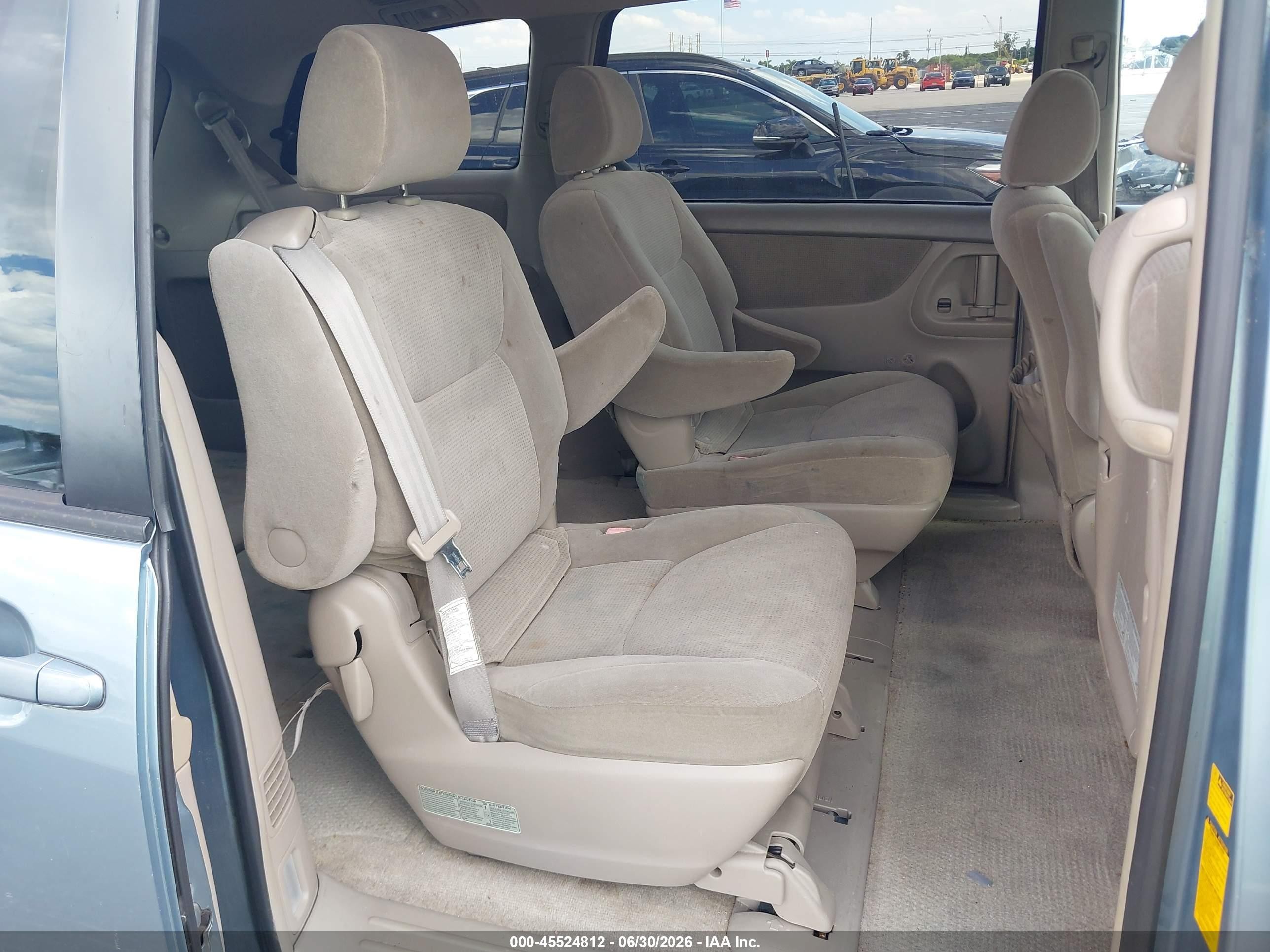 2005 Toyota Sienna Le Light Blue vin: 5TDZA23C55S278726