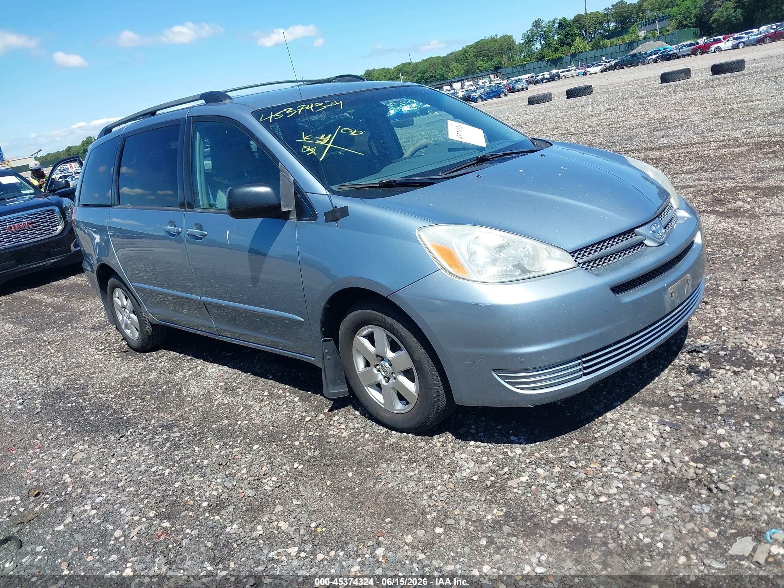 2005 Toyota Sienna Le Gray vin: 5TDZA23C55S326550
