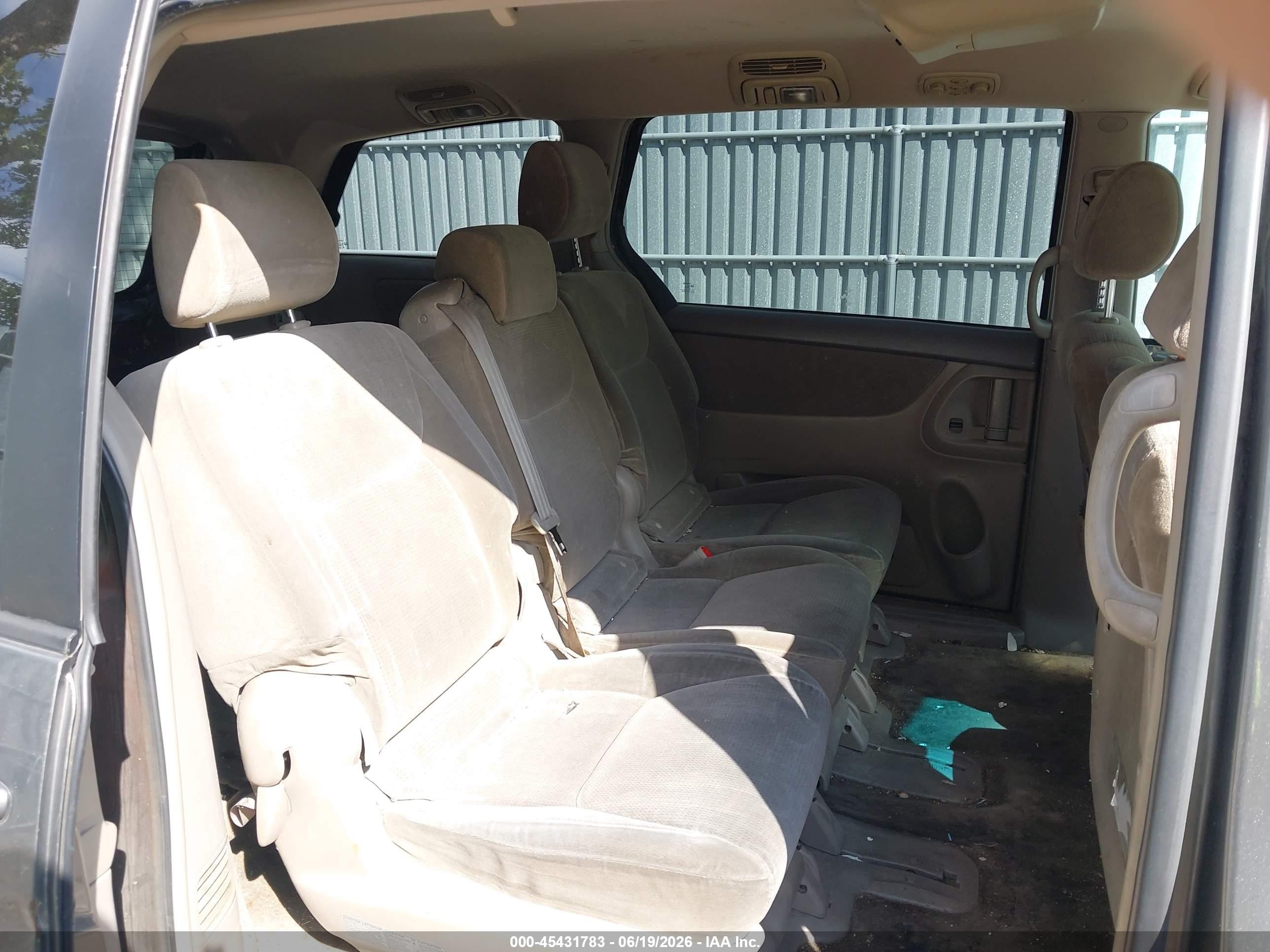 2005 Toyota Sienna Le Silver vin: 5TDZA23C55S360486